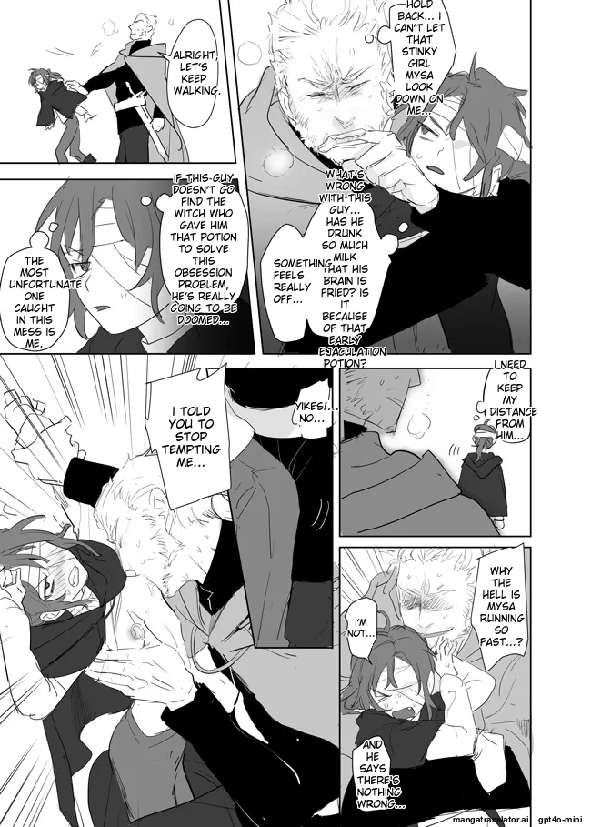 Princess Is Not a Magician Chapter 13.5 page 39 original parody - rough translation scar hentai manga - read online free