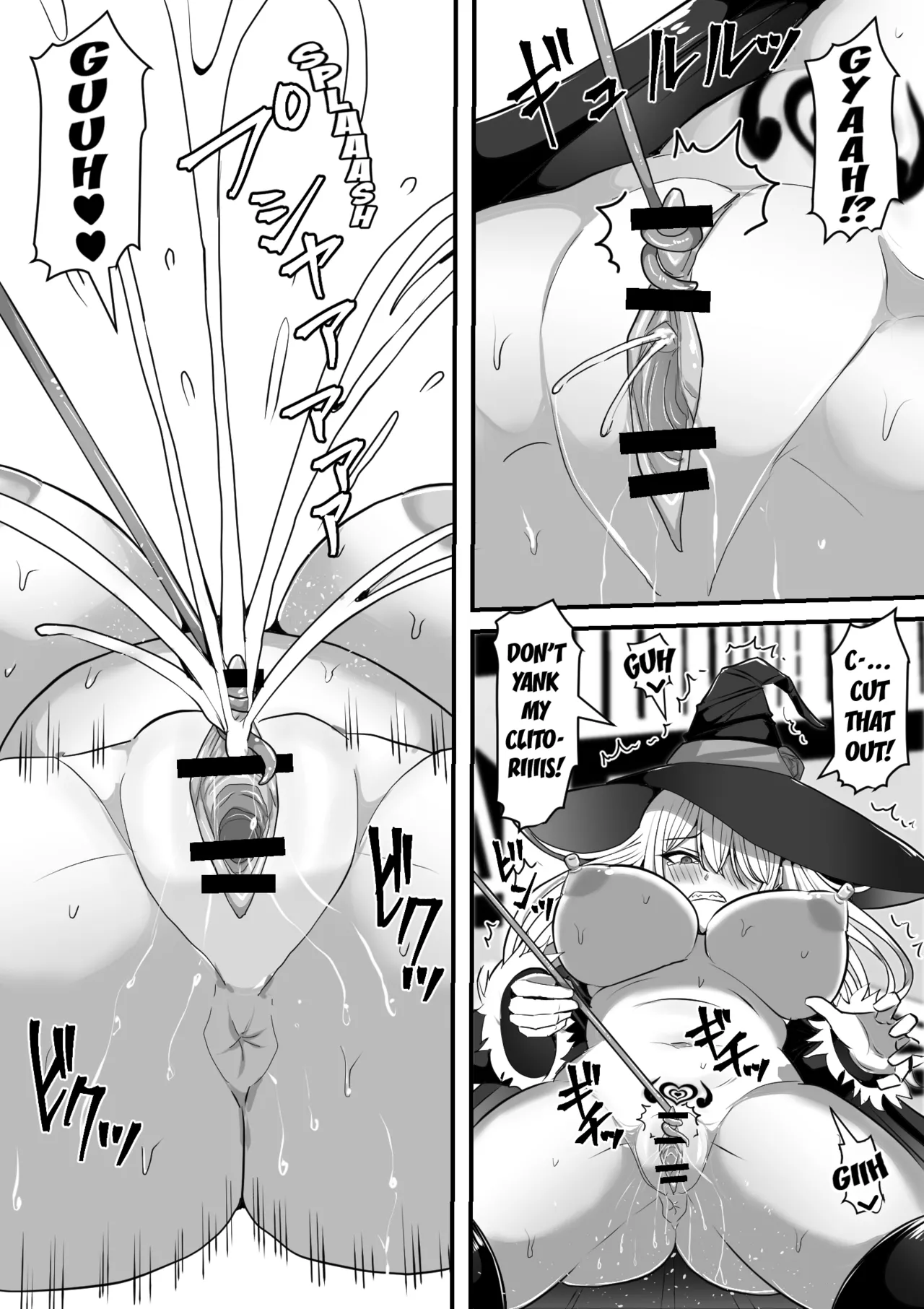 Majo ga Shokushu ni Kisei sa re Shokushu o Shussan shi Makuru Hanashi page 36 original parody - squirting big breasts hentai manga - read online free