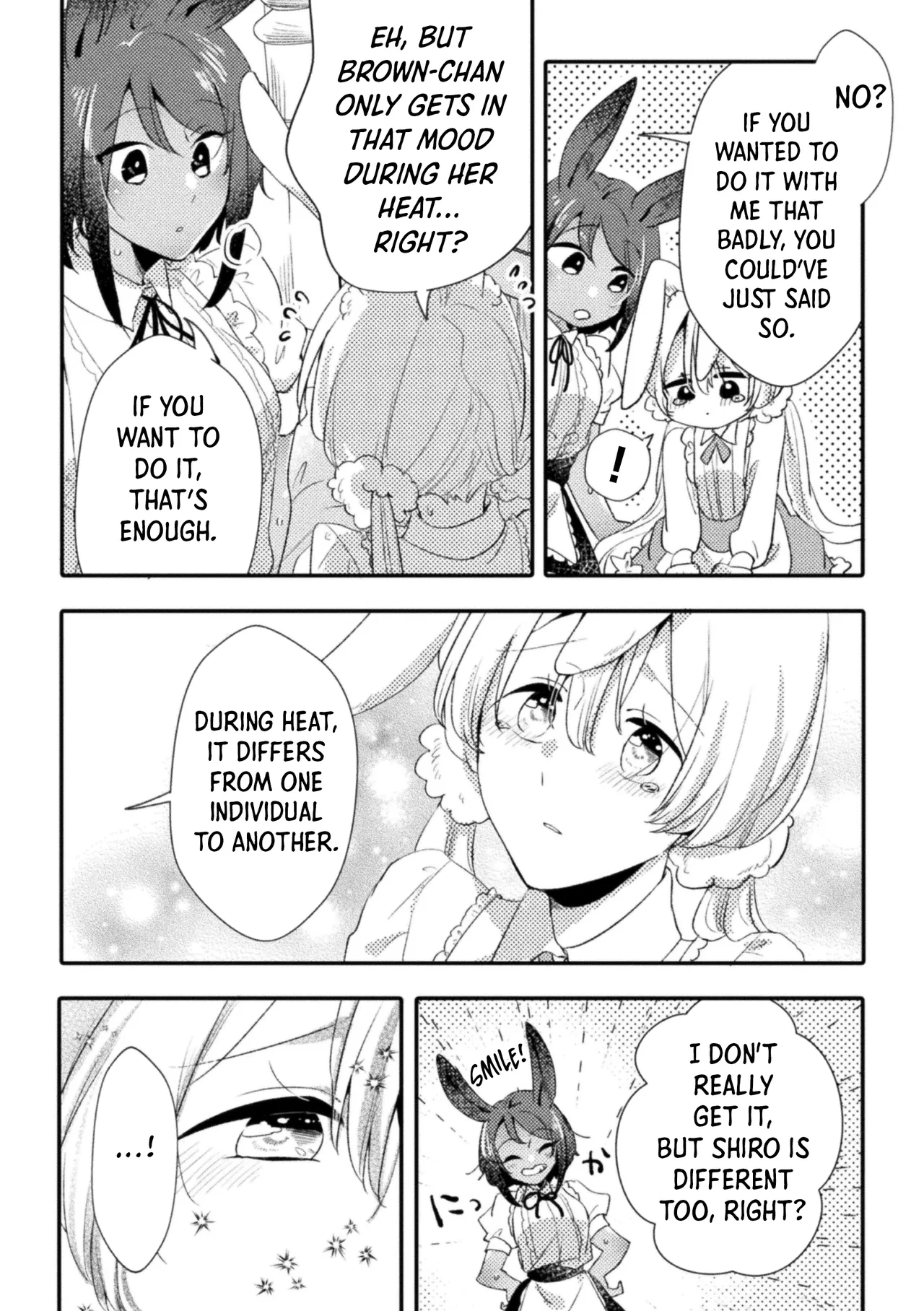 Mori no usagi to fushigina hon | The Forest Rabbit and the Mysterious Book page 18 - hairy yuri hentai manga - read online free