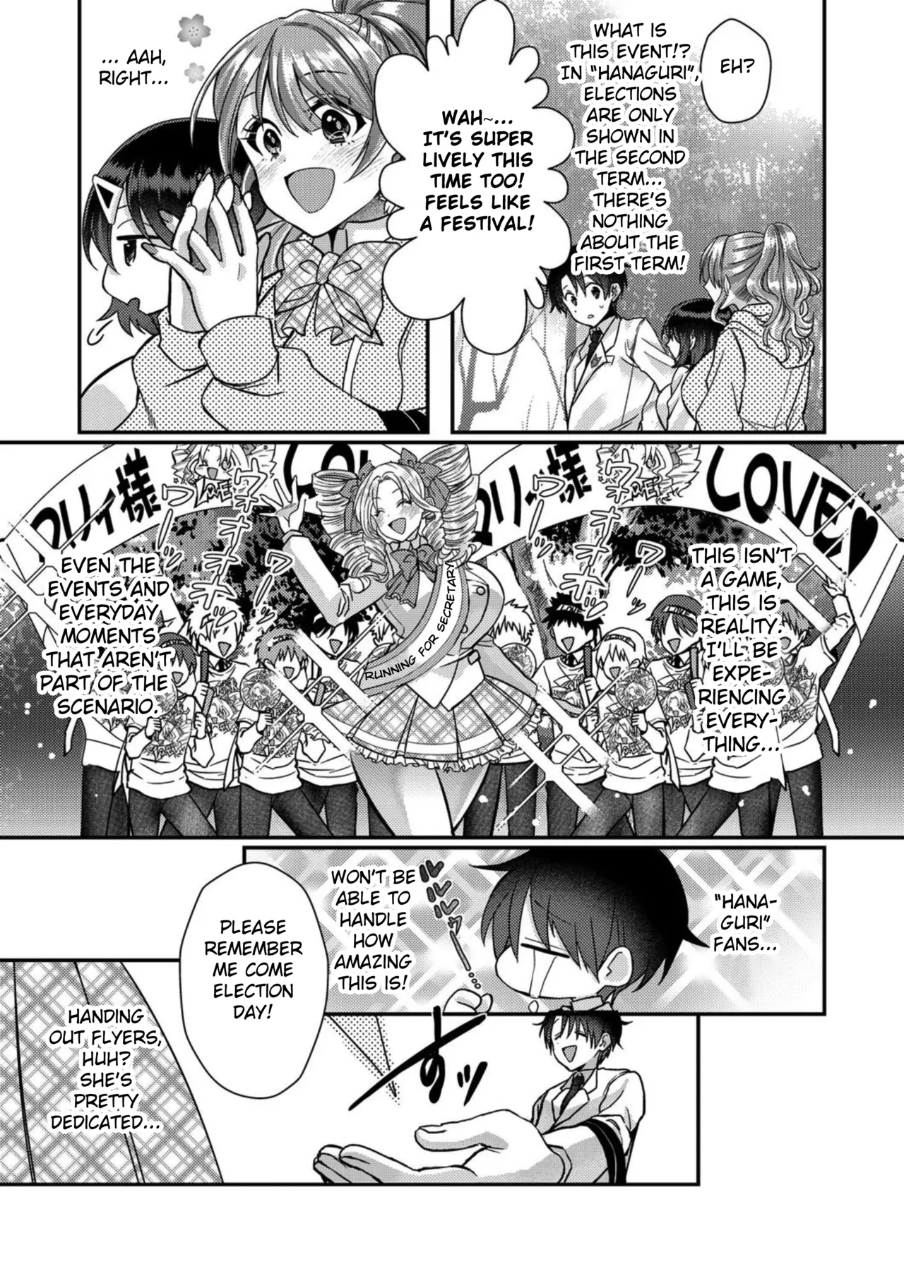 Eroge Sekai ni Tensei Shita ore ga, Oshi e no ai de Netorare Hiroin o Shiawaseni Suru. ch.1-12 page 148 - kissing big breasts hentai manga - read online free