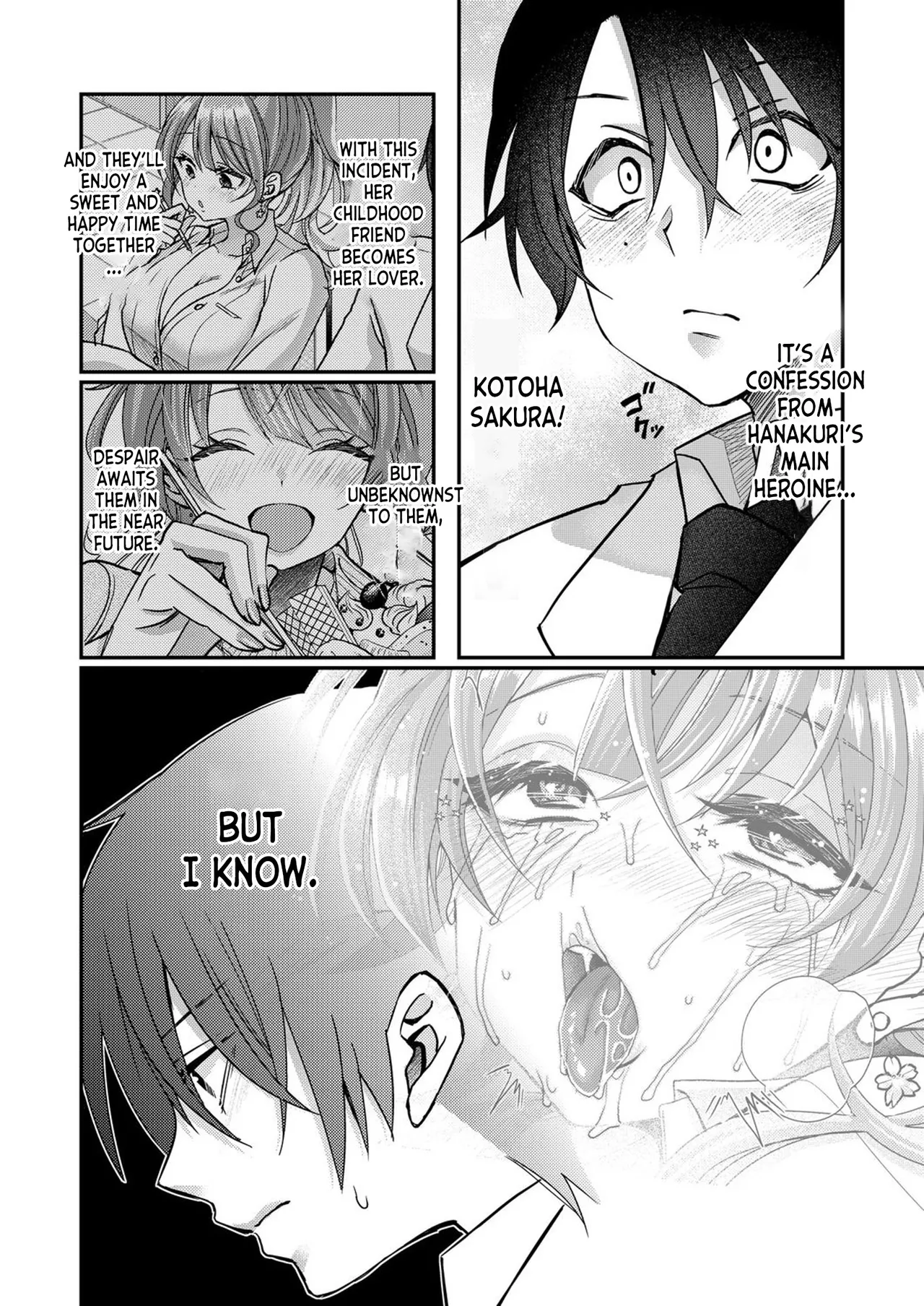 Eroge Sekai ni Tensei Shita ore ga, Oshi e no ai de Netorare Hiroin o Shiawaseni Suru. ch.1-12 page 49 - kissing big breasts hentai manga - read online free