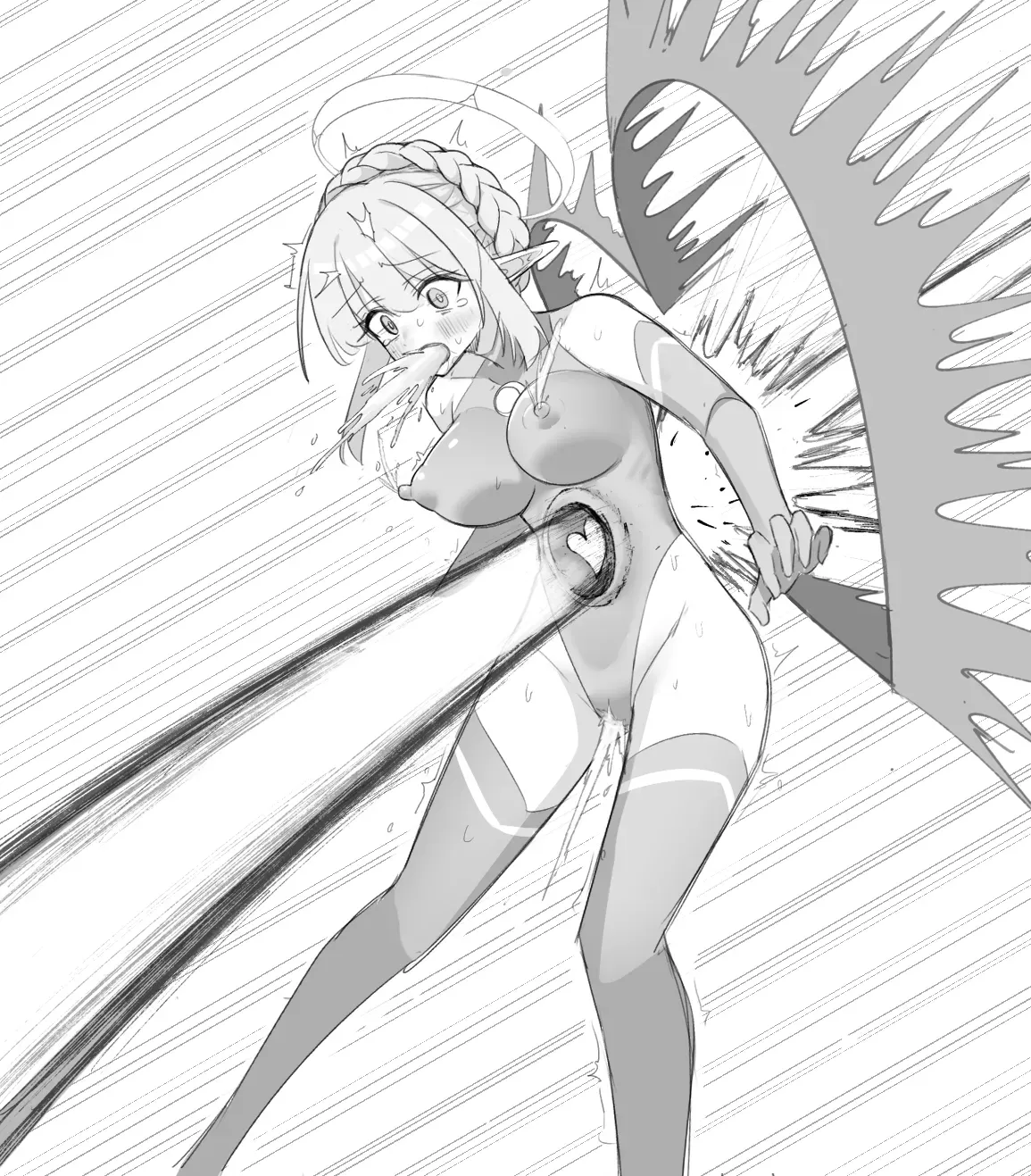 Super Goddess VS Space Superhuman page 11 - read online free