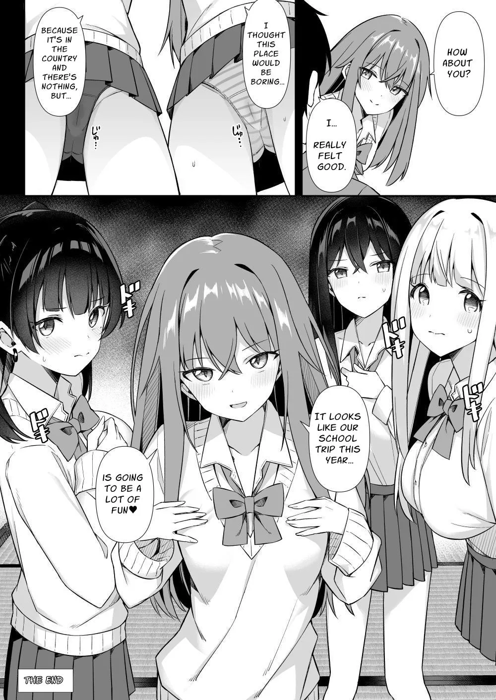 Shuugaku Ryokou de Onsen Ryokan ni Kita Gal, Nakai no Dekachinpo de Wakarase Zecchou | Gals on a Hot-spring Inn Trip are Shown Who's Boss by their Big Dick Waiter page 64 original parody - sole male nakadashi hentai manga - read online free