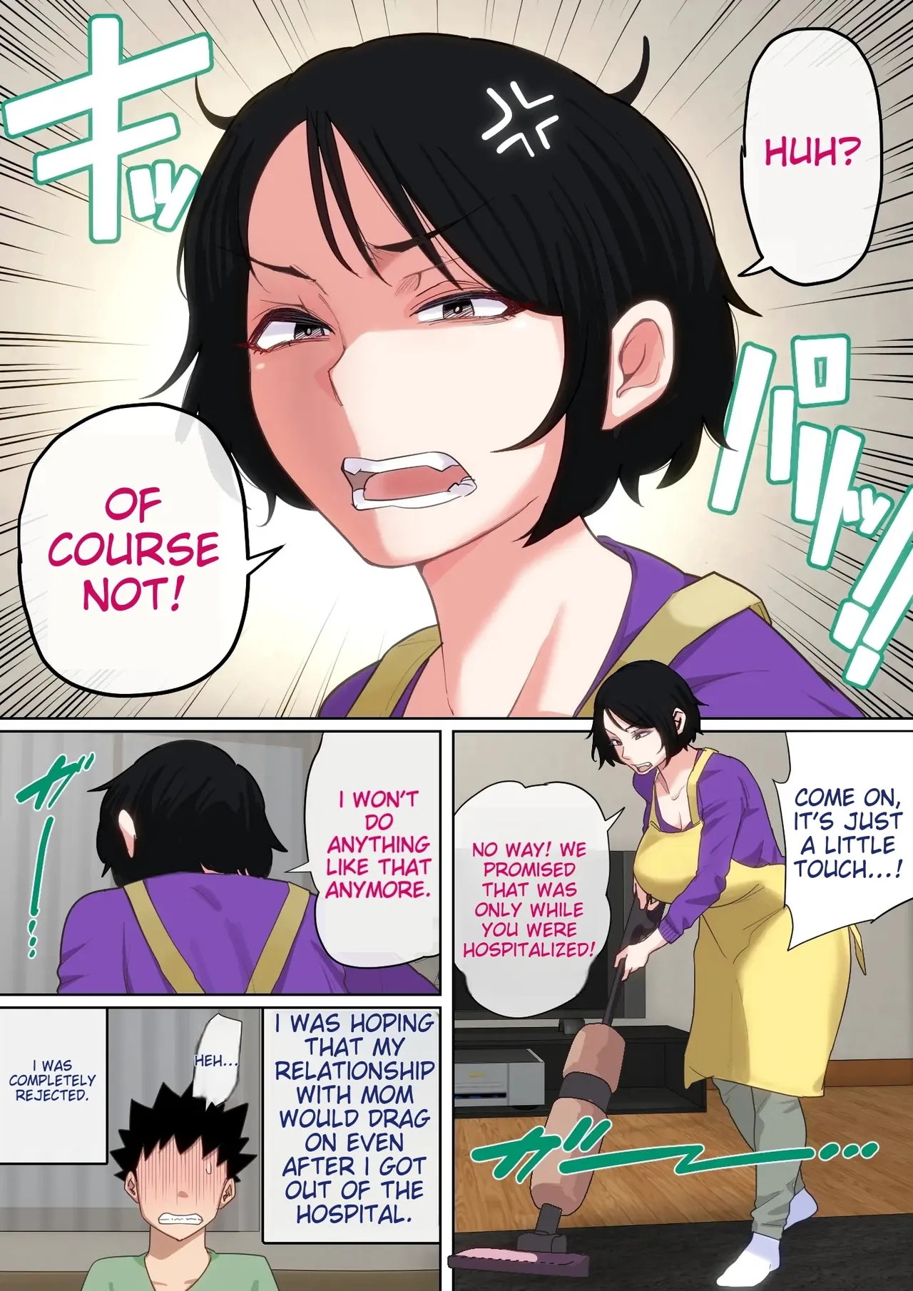 [Natsume Benkei] Nyuuin-chuu no Muramura wa Okaa-san de... 2 [English] page 64 original parody - milf kissing hentai manga - read online free