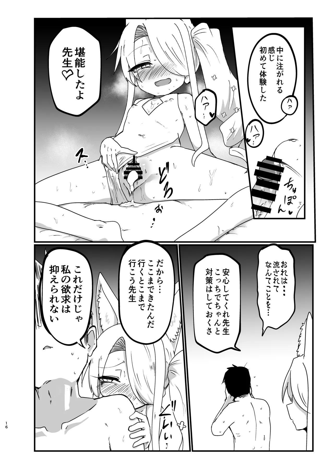 Ikeike Muramura Fox de Sumanai page 15 featuring seia yurizono blue archive parody - sole female sole male hentai manga - read online free