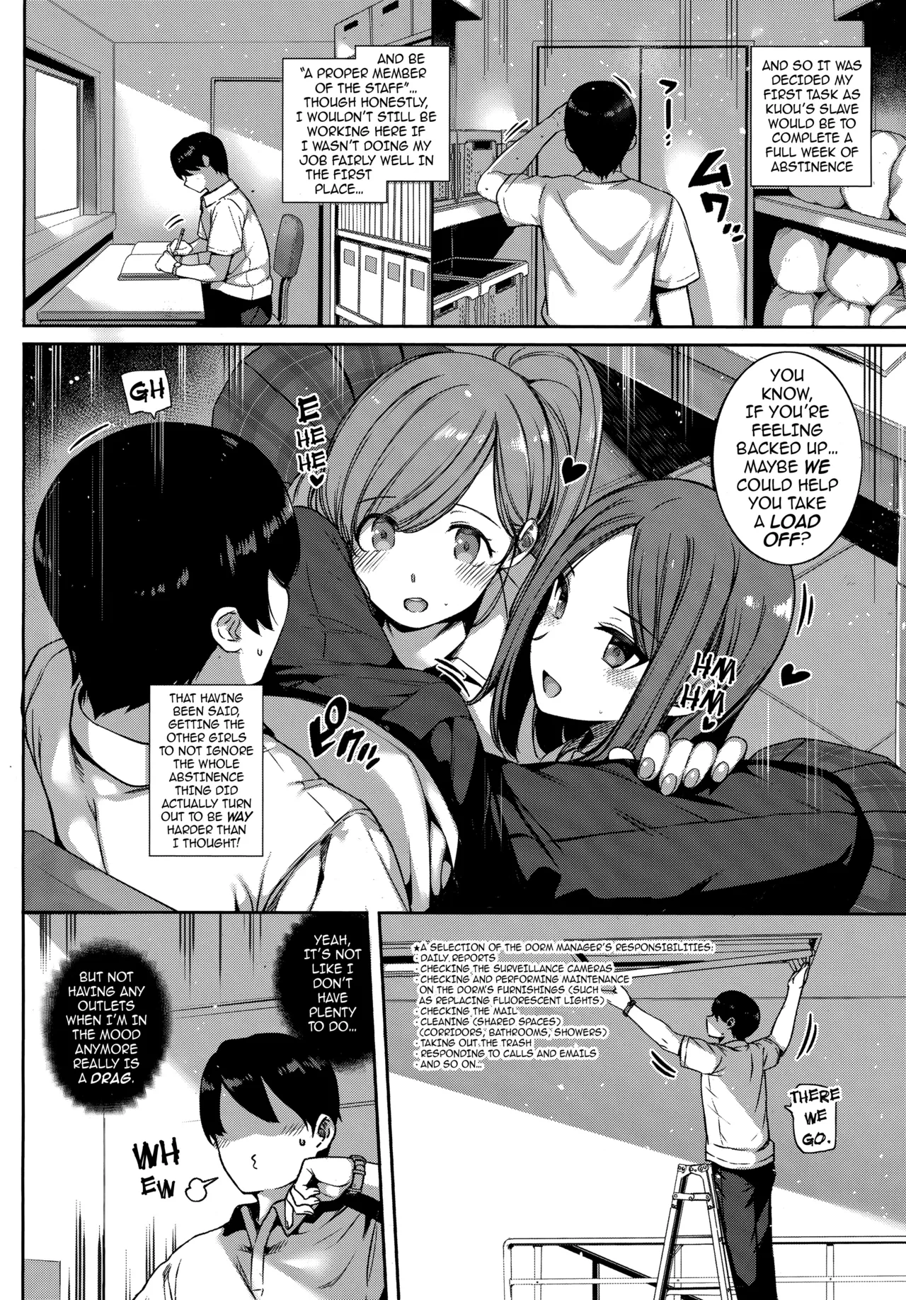 Amatsuka Gakuen no Ryoukan Seikatsu 1-9 page 168 - milf sweating hentai manga - read online free