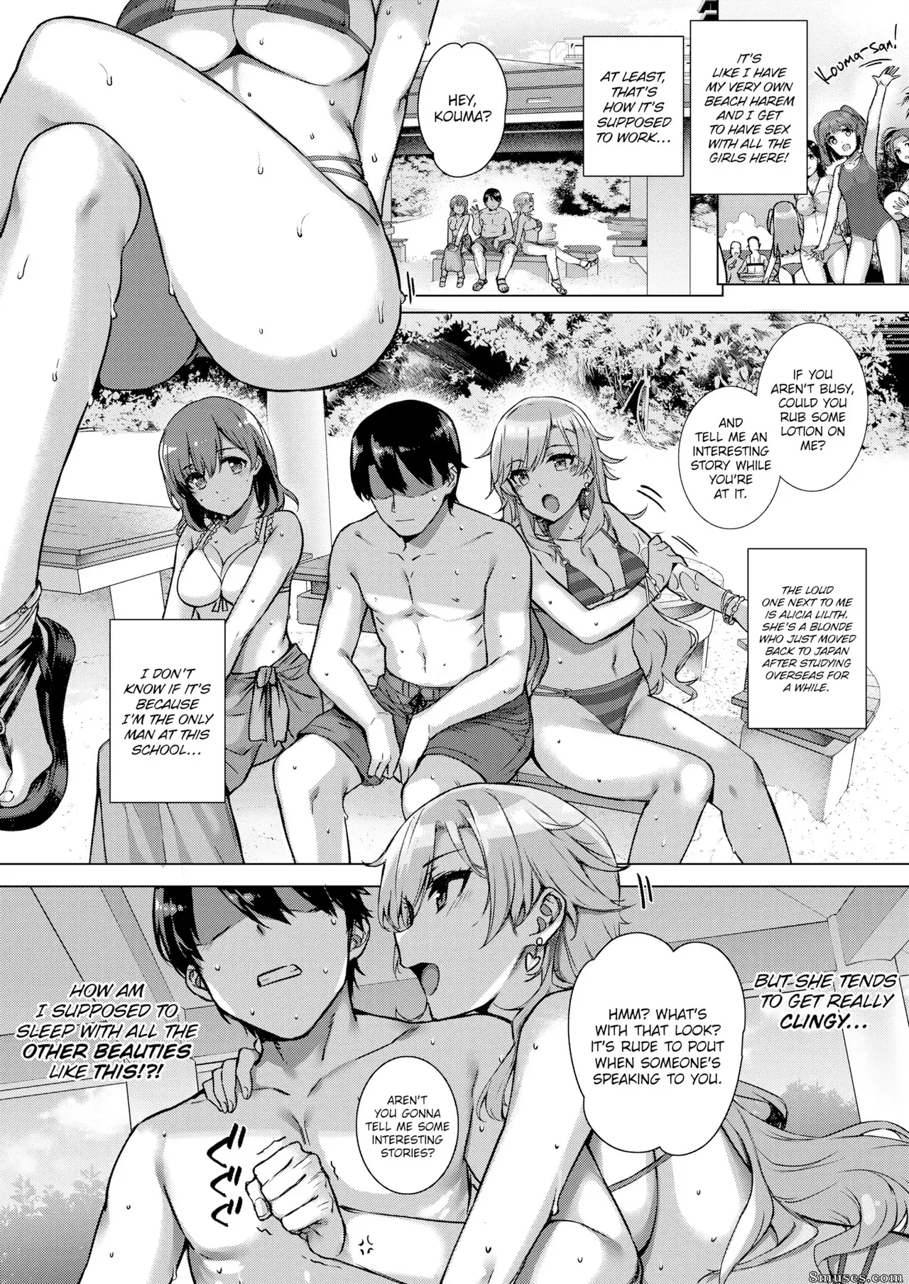 Amatsuka Gakuen no Ryoukan Seikatsu 1-9 page 70 - milf sweating hentai manga - read online free