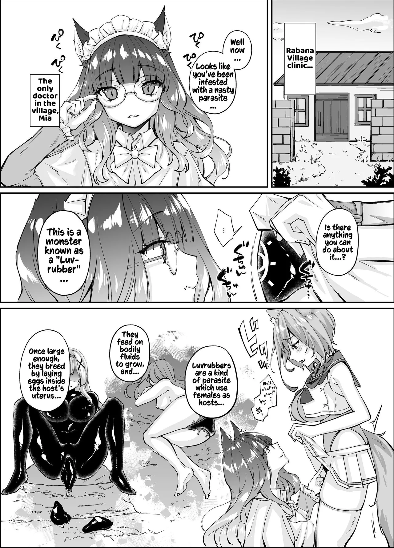 Hakurou Kenshi Hati-chan no Ecchi na Bouken no Sho | White Wolf Swordswoman's Erotic Adventure page 137 original parody - squirting futanari hentai manga - read online free