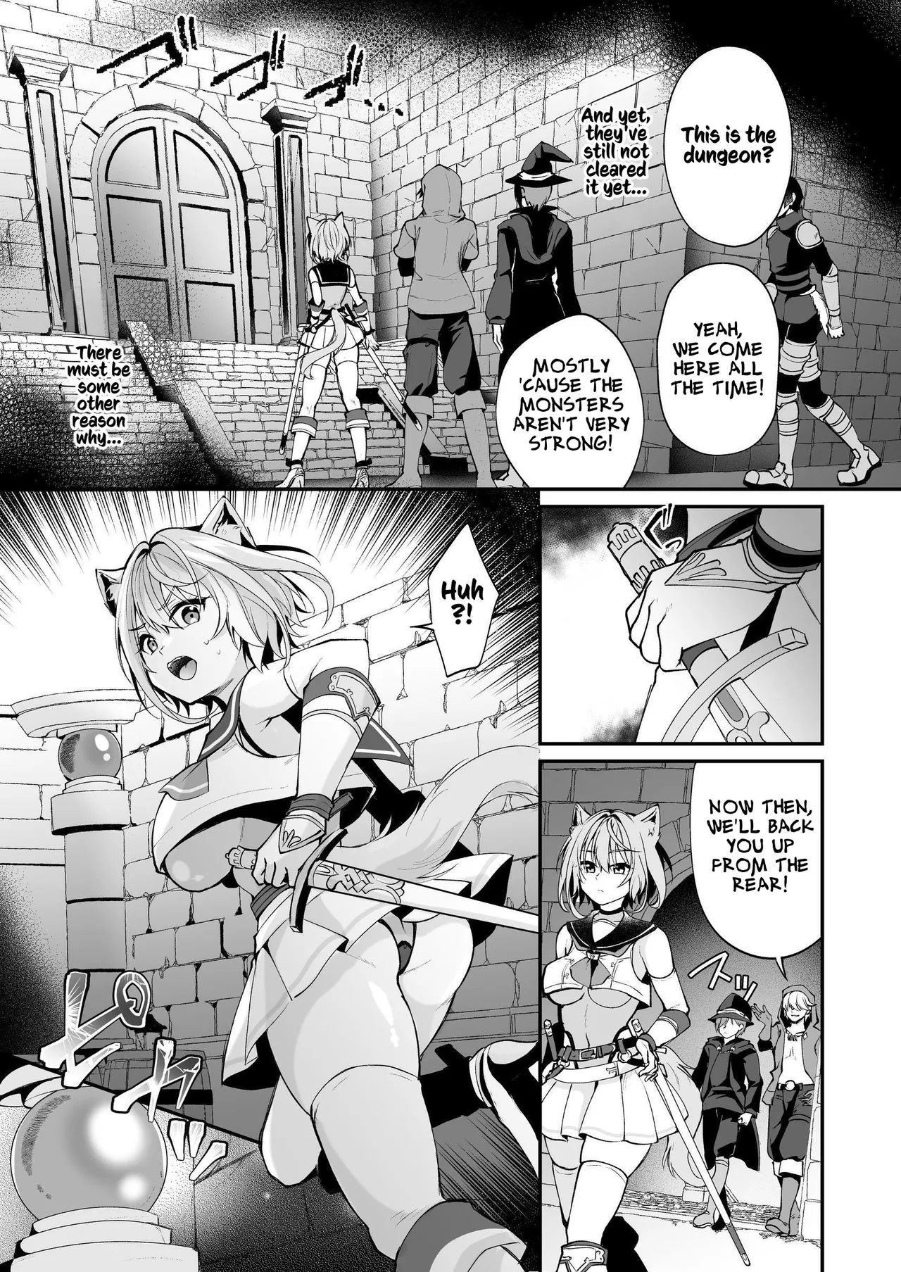 Hakurou Kenshi Hati-chan no Ecchi na Bouken no Sho | White Wolf Swordswoman's Erotic Adventure page 99 original parody - squirting futanari hentai manga - read online free