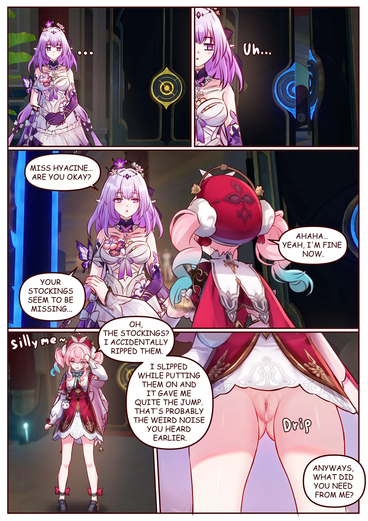 Hyacine page 19 featuring hyacine honkai star rail parody - business suit glasses hentai manga - read online free