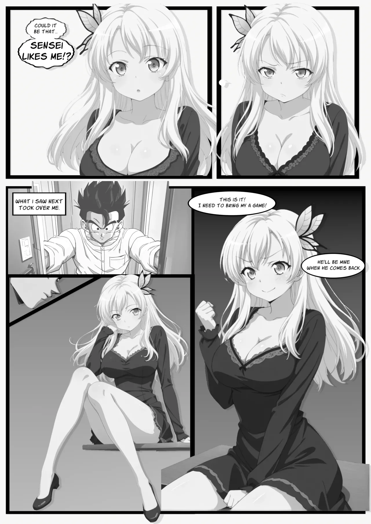 CHR2 The Beauty and the Beast page 15 featuring son gohan boku wa tomodachi ga sukunai parody - comic ai generated hentai manga - read online free