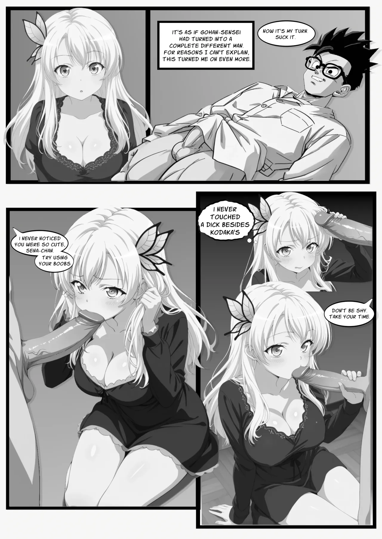 CHR2 The Beauty and the Beast page 18 featuring son gohan boku wa tomodachi ga sukunai parody - comic ai generated hentai manga - read online free