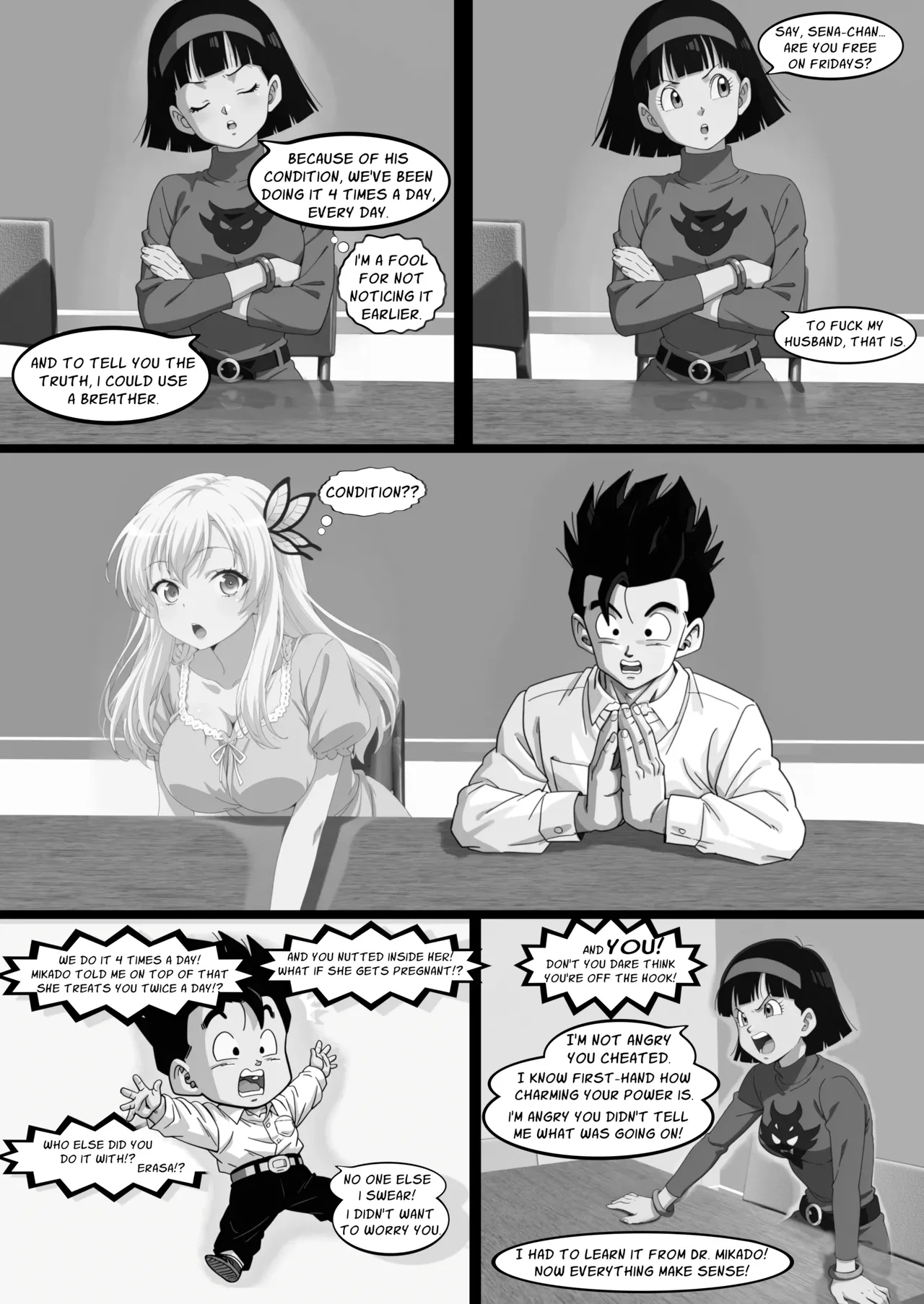 CHR2 The Beauty and the Beast page 45 featuring son gohan boku wa tomodachi ga sukunai parody - comic ai generated hentai manga - read online free