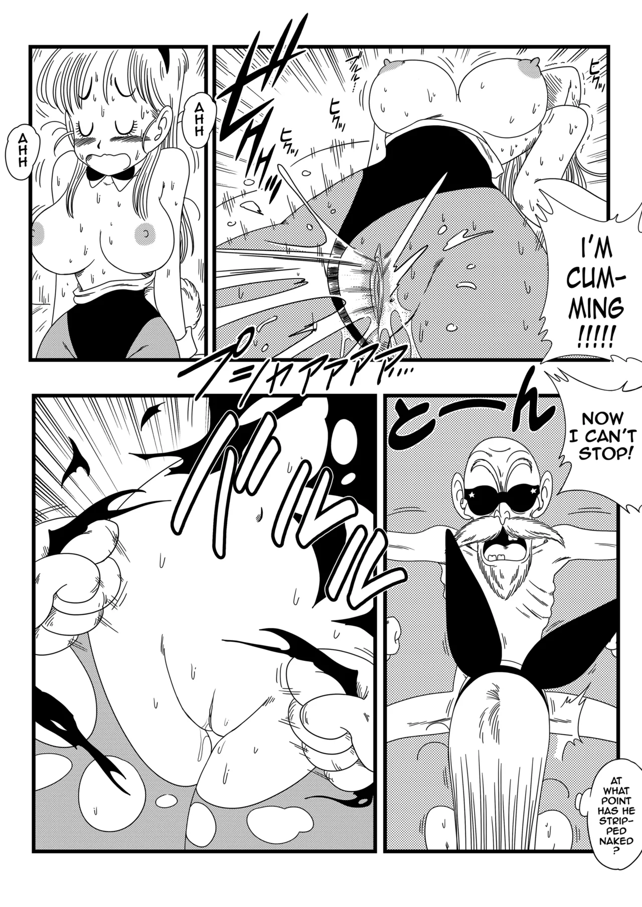 Bunny Girl Transformation page 12 featuring master roshi dragon ball parody - transformation big breasts hentai manga - read online free