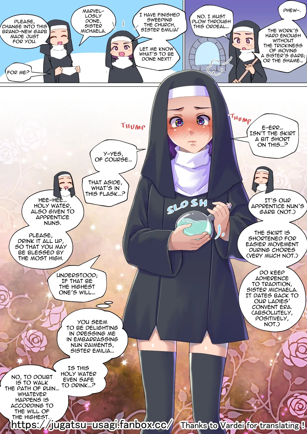 Shigoto Dakara | It's Part of the Job page 14 original parody - nun humiliation hentai manga - read online free