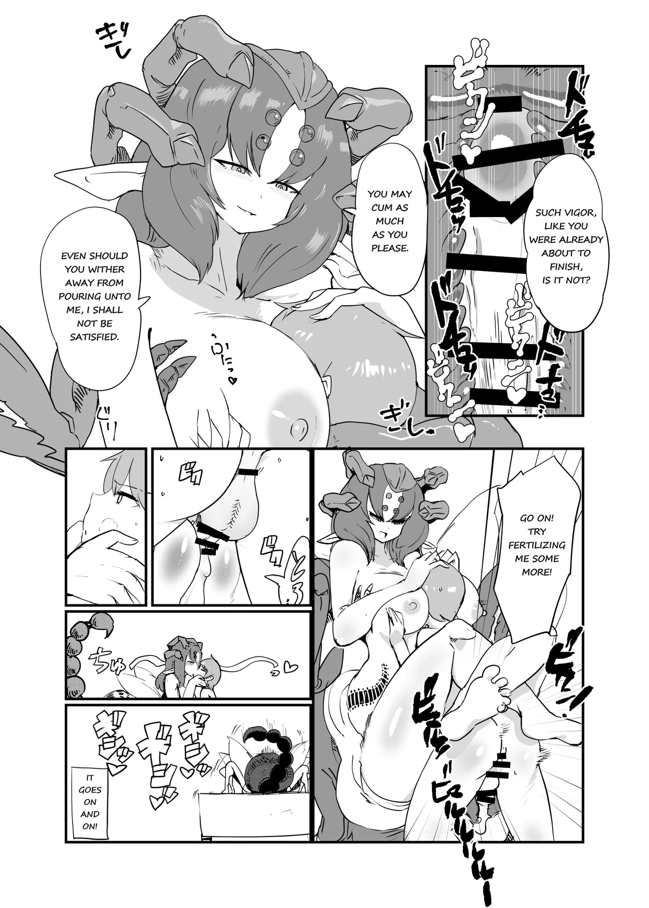 Monster Girl Quest! 4-Koma & Erotic Manga Theater: Spoiler Edition page 22 monster girl quest parody - big breasts monster girl hentai manga - read online free