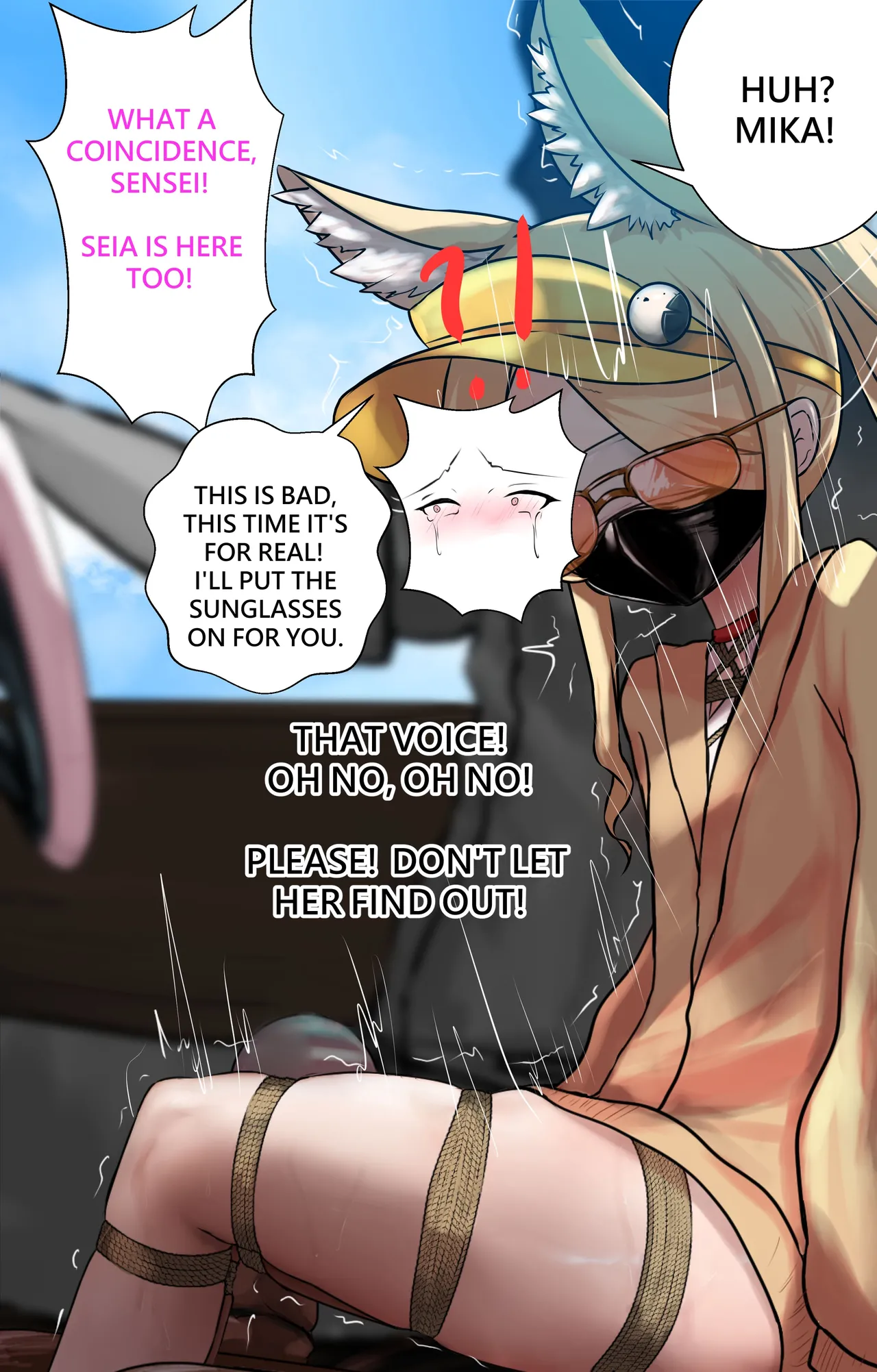 [Gakispark] セイア様 (下編) English page 12 blue archive parody - shibari sole female hentai manga - read online free