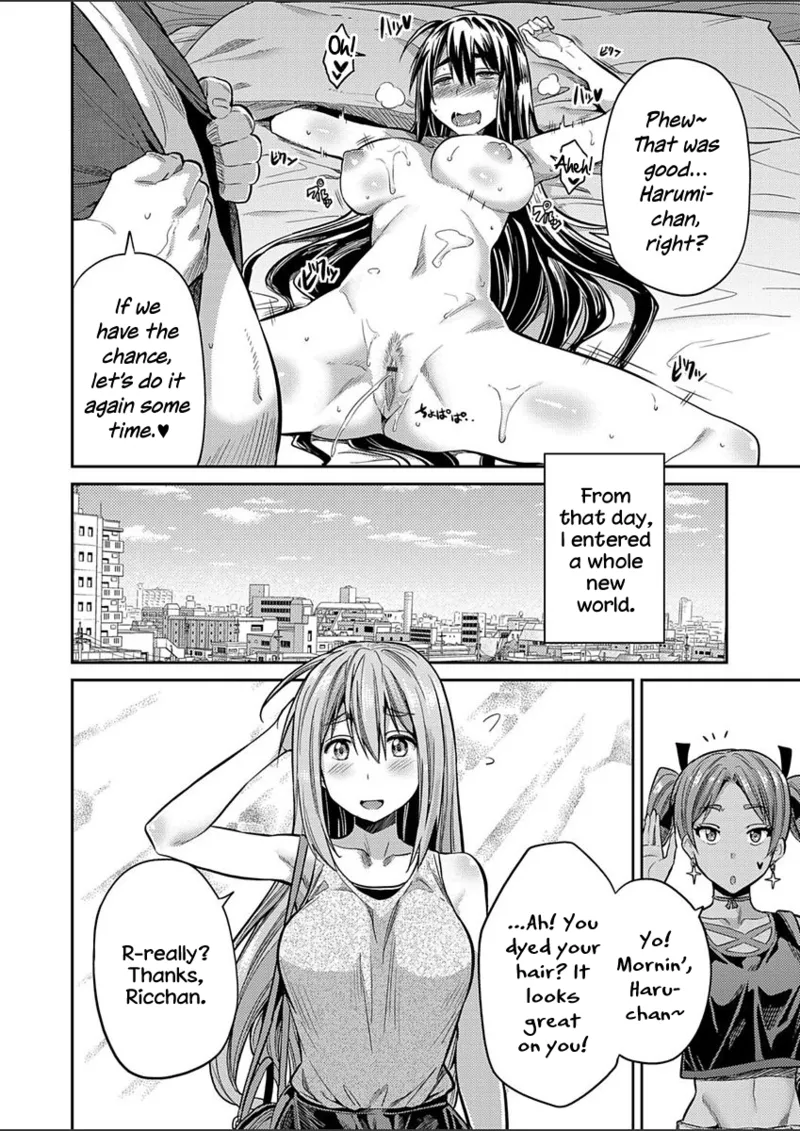 [Hinotsuki Neko] Junjou X Hatsujou X Kuro Gyaru-jou - Jimiko na Watashi ga Enkou Bitch JK ni Natta Riyuu | Innocence X Arousal X Black Gyaru ~Why A Plain Girl Like Me Became A High-School Bitch Prostitute~ (COMIC Grape Vol. 52) [English] [Rinruririn] page 14 - glasses cheating hentai manga - read online free