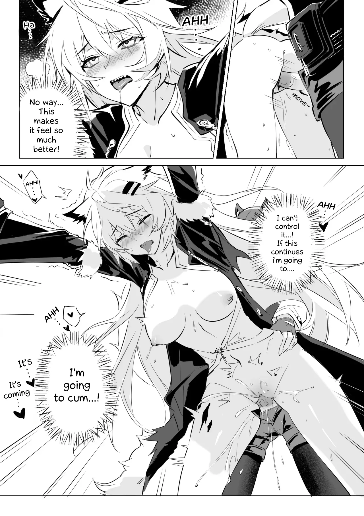 【Moeko Me】To ignite a fire page 30 featuring lappland arknights parody - futanari uncensored hentai manga - read online free
