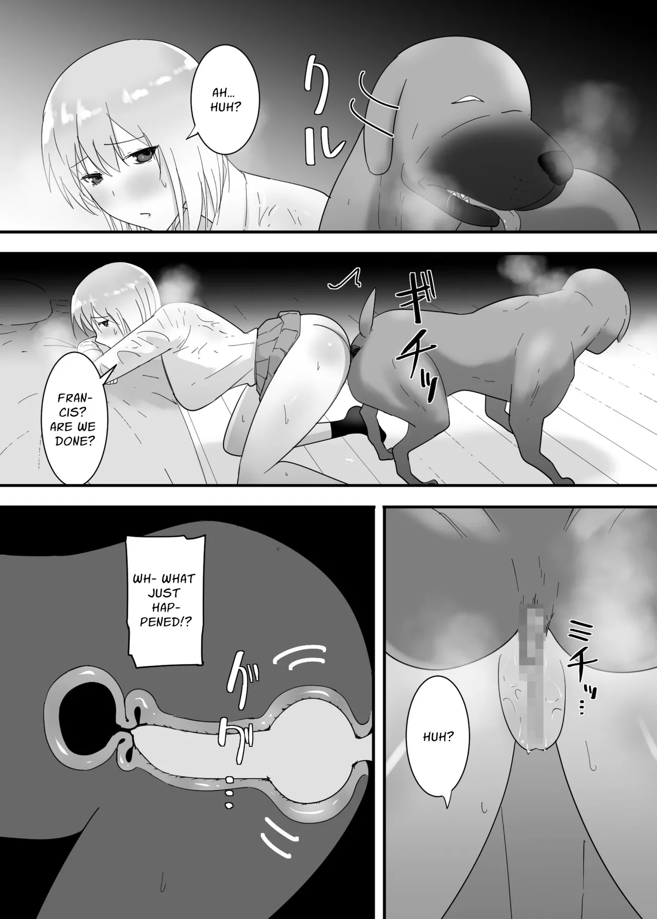 Francis wa Joshikousei ni Tanetsukeshitai! | Francis Wants to Mate! page 39 original parody - sweating leg lock hentai manga - read online free