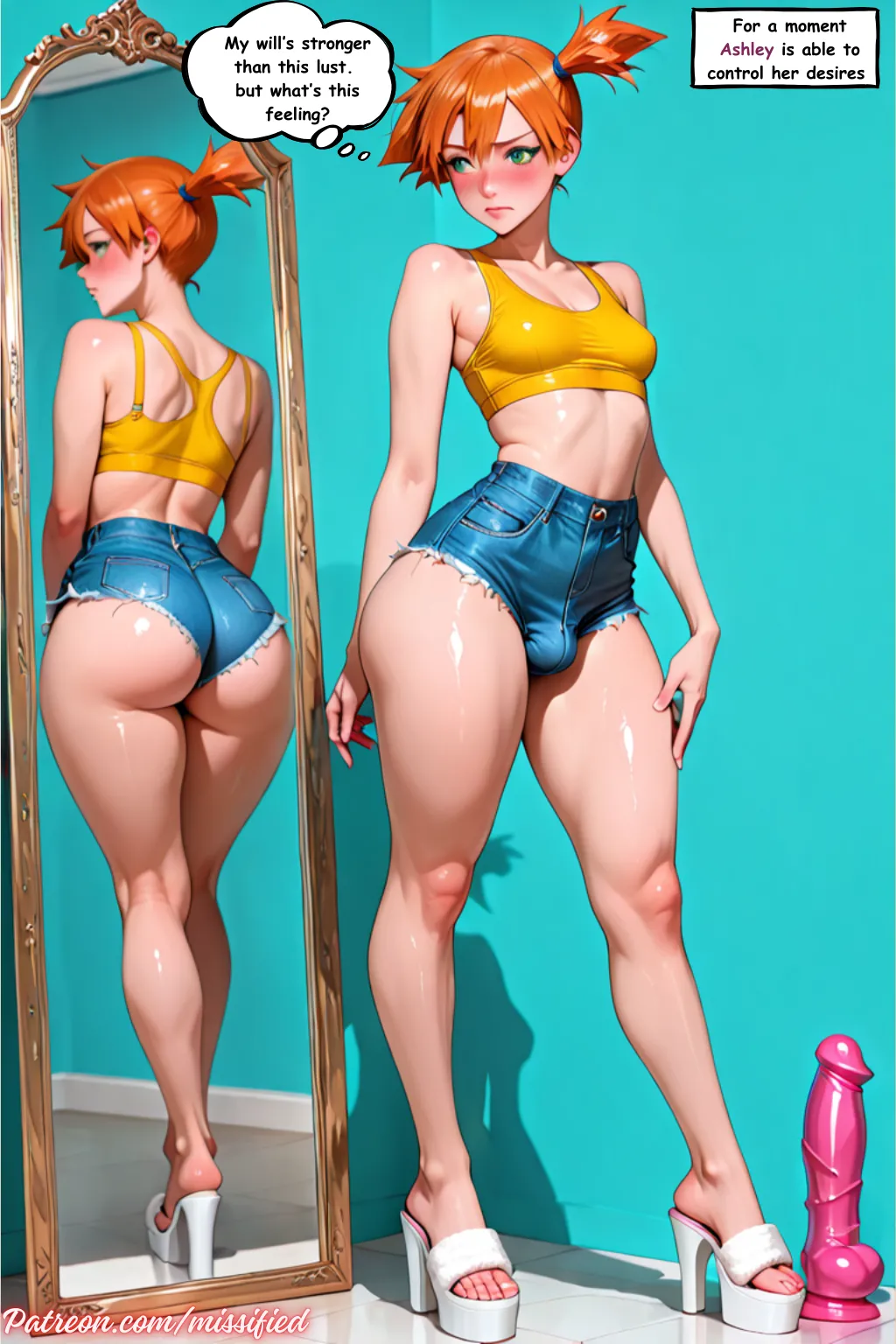 Ashey's Evolution page 24 featuring cynthia pokemon parody - transformation corruption hentai manga - read online free