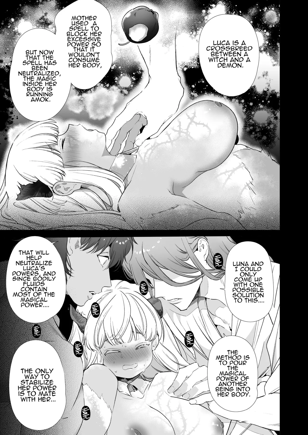 [Yatomomin (Yamamoto Tomomitsu)] Mede little Roy ~Ochikobore Majo no Shoutai wa, Seieki (Maryouku) o Kate to suru Saikyou no Akuma deshita.~ | Mede little Roy ~The Magic Academy Dropout was a Powerful Succubus~ [English] - Page 24