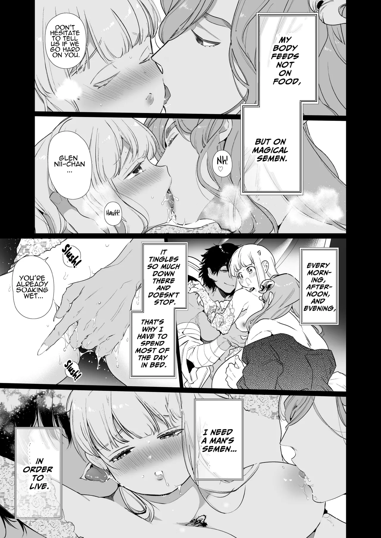 [Yatomomin (Yamamoto Tomomitsu)] Mede little Roy ~Ochikobore Majo no Shoutai wa, Seieki (Maryouku) o Kate to suru Saikyou no Akuma deshita.~ | Mede little Roy ~The Magic Academy Dropout was a Powerful Succubus~ [English] - Page 4