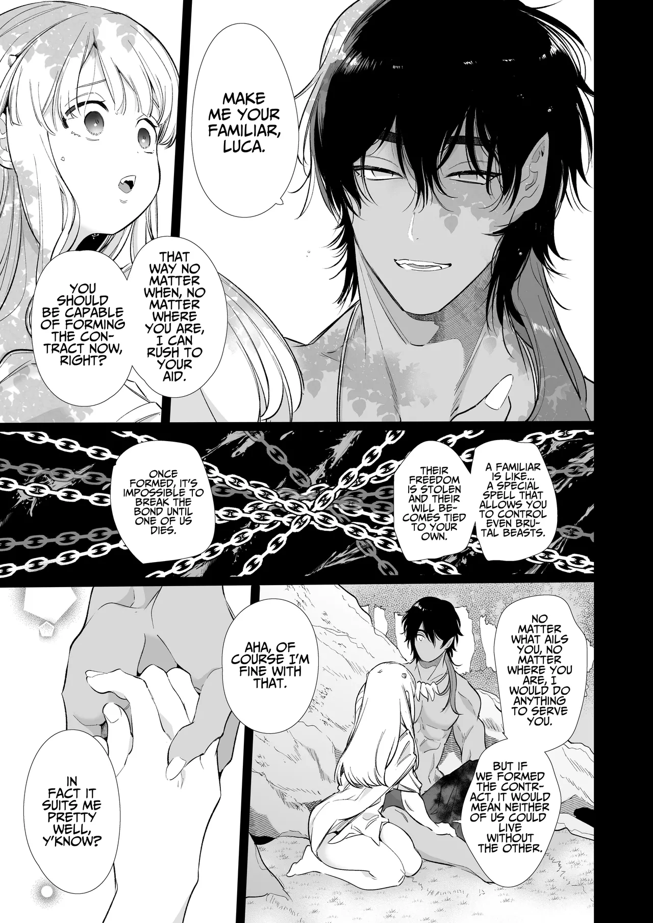 [Yatomomin (Yamamoto Tomomitsu)] Mede little Roy ~Ochikobore Majo no Shoutai wa, Seieki (Maryouku) o Kate to suru Saikyou no Akuma deshita.~ 2 Jou | Mede little Roy ~The Magic Academy Dropout was a Powerful Succubus~ 2 (Part 1/2) [English] [rubyr] page 37 original parody - big breasts cunnilingus hentai manga - read online free