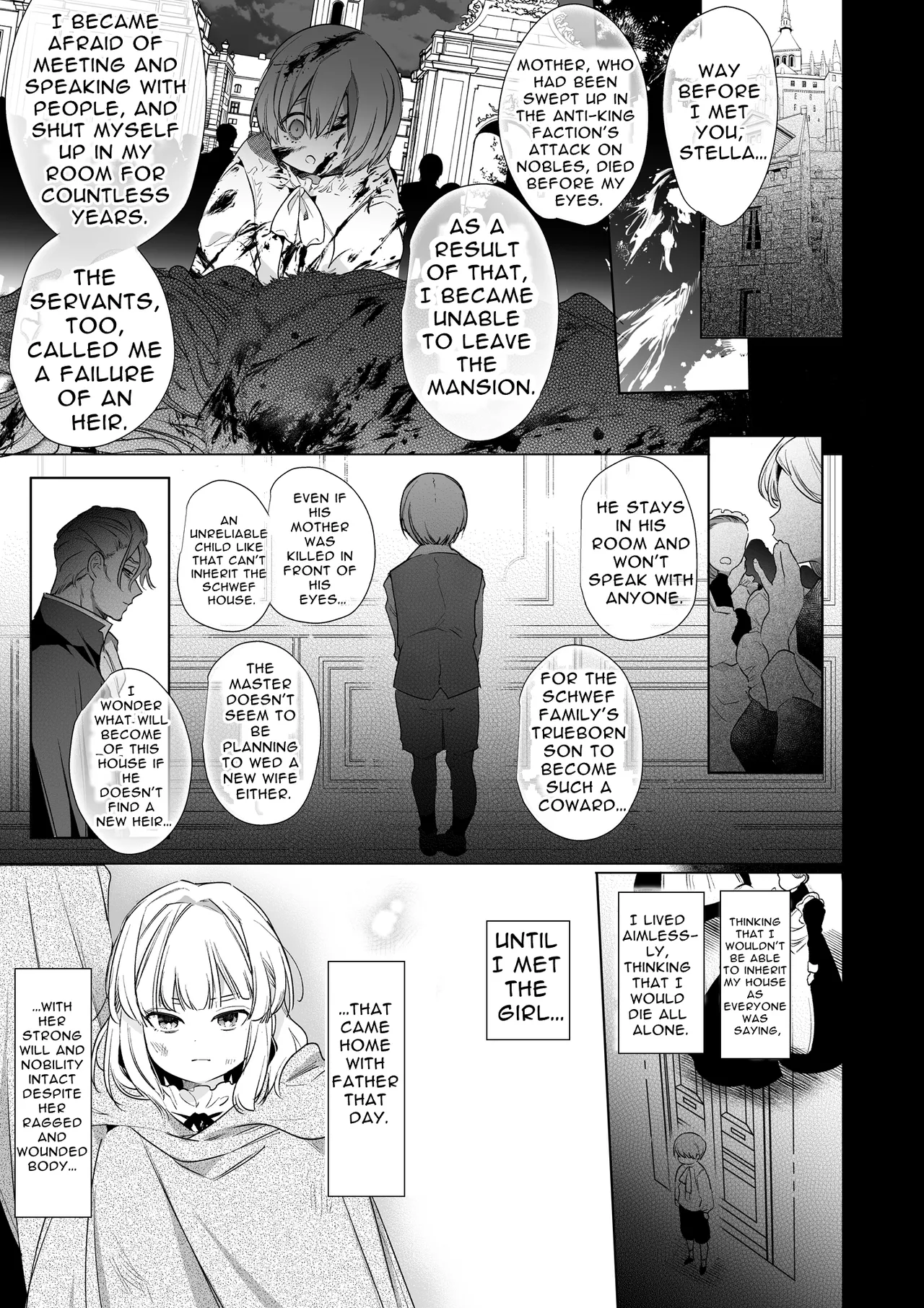 [Yatomomin (Yamamoto Tomomitsu)] Akuyaku ni Narenakatta Tsuihou Reijou wa Amaku Yasashiku Kowasareru ~Osananajimi Hakushaku Shisoku no Dekiai Kankin Choukyo~ | The Gentle Breaking of a Failed Villainess [English] [tintinnabulary] page 99 original parody - squirting bdsm hentai manga - read online free