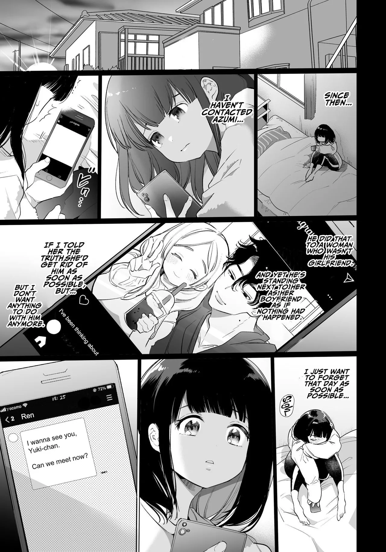 Yuki-chan NTR page 28 original parody - kissing big breasts hentai manga - read online free