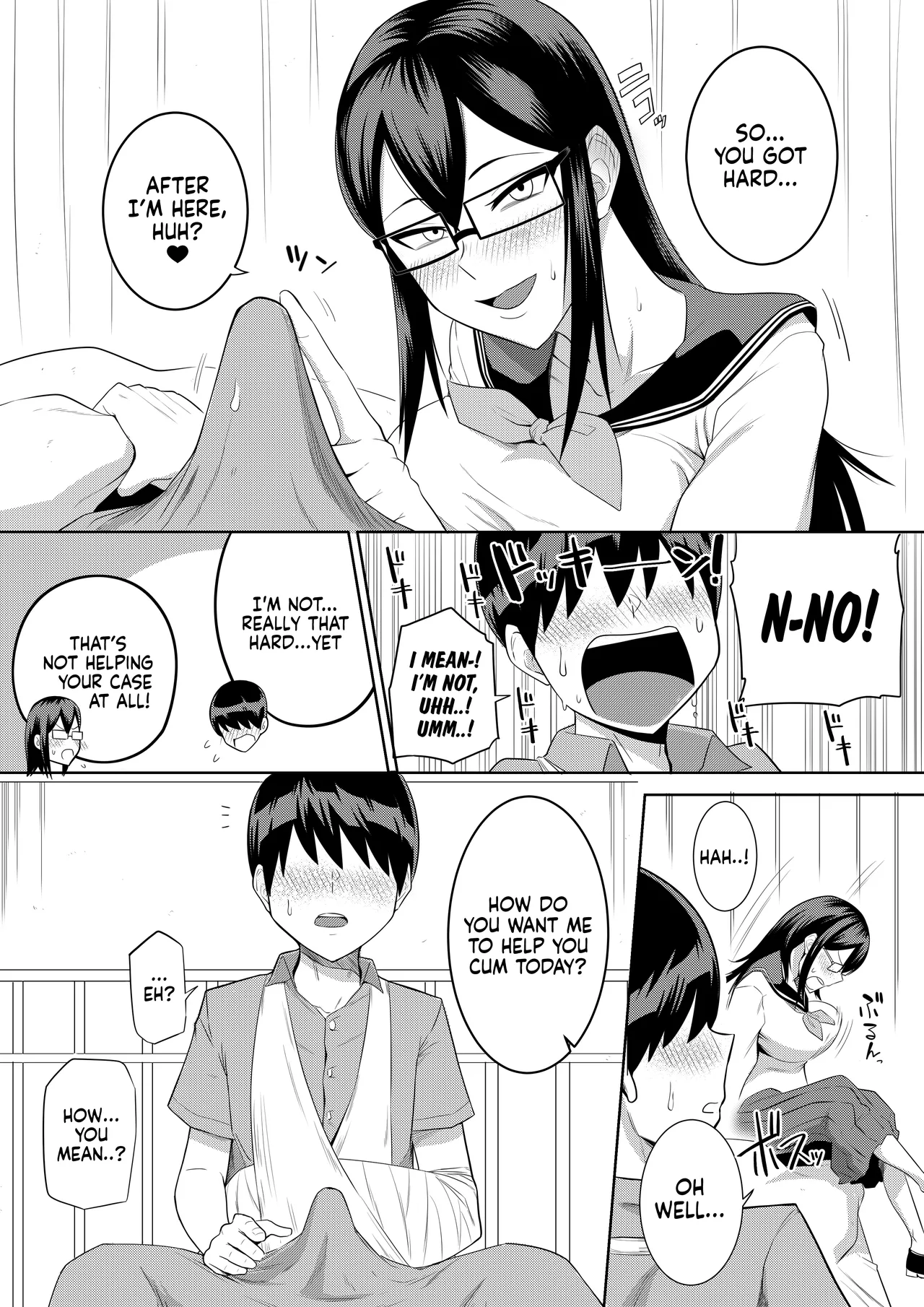 [Makosho] Sewayaki na Kyonyuu Gakkyuu Iinchou Sono 1-16 | The Kind and Caring Busty Class Rep Ch.1-16 [English] [NudeSalad] (Ongoing) - Page 26