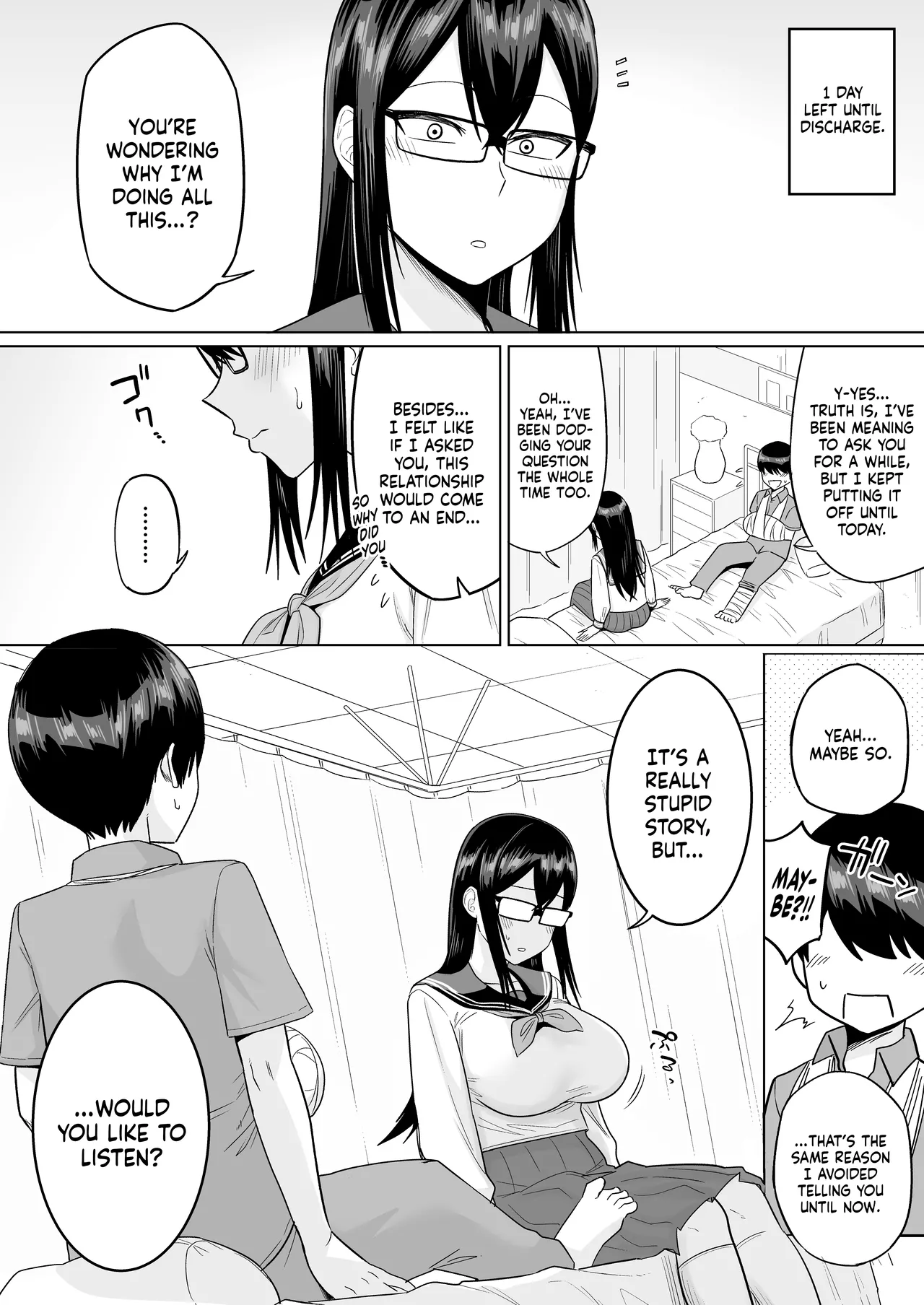 [Makosho] Sewayaki na Kyonyuu Gakkyuu Iinchou Sono 1-16 | The Kind and Caring Busty Class Rep Ch.1-16 [English] [NudeSalad] (Ongoing) page 83 original parody - handjob kissing hentai manga - read online free