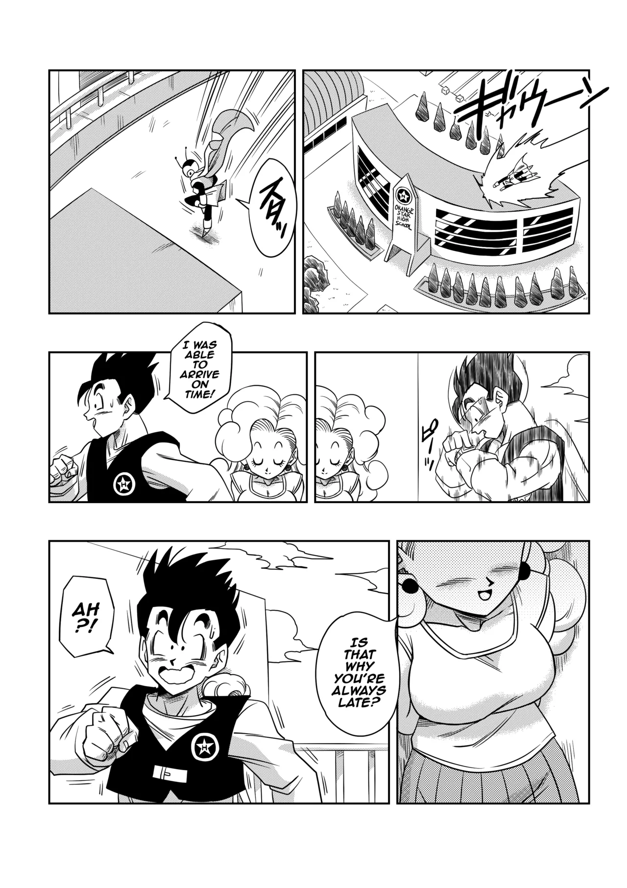 LOVE TRIANGLE Z Part 4 page 37 featuring erasa dragon ball z parody - milf kissing hentai manga - read online free