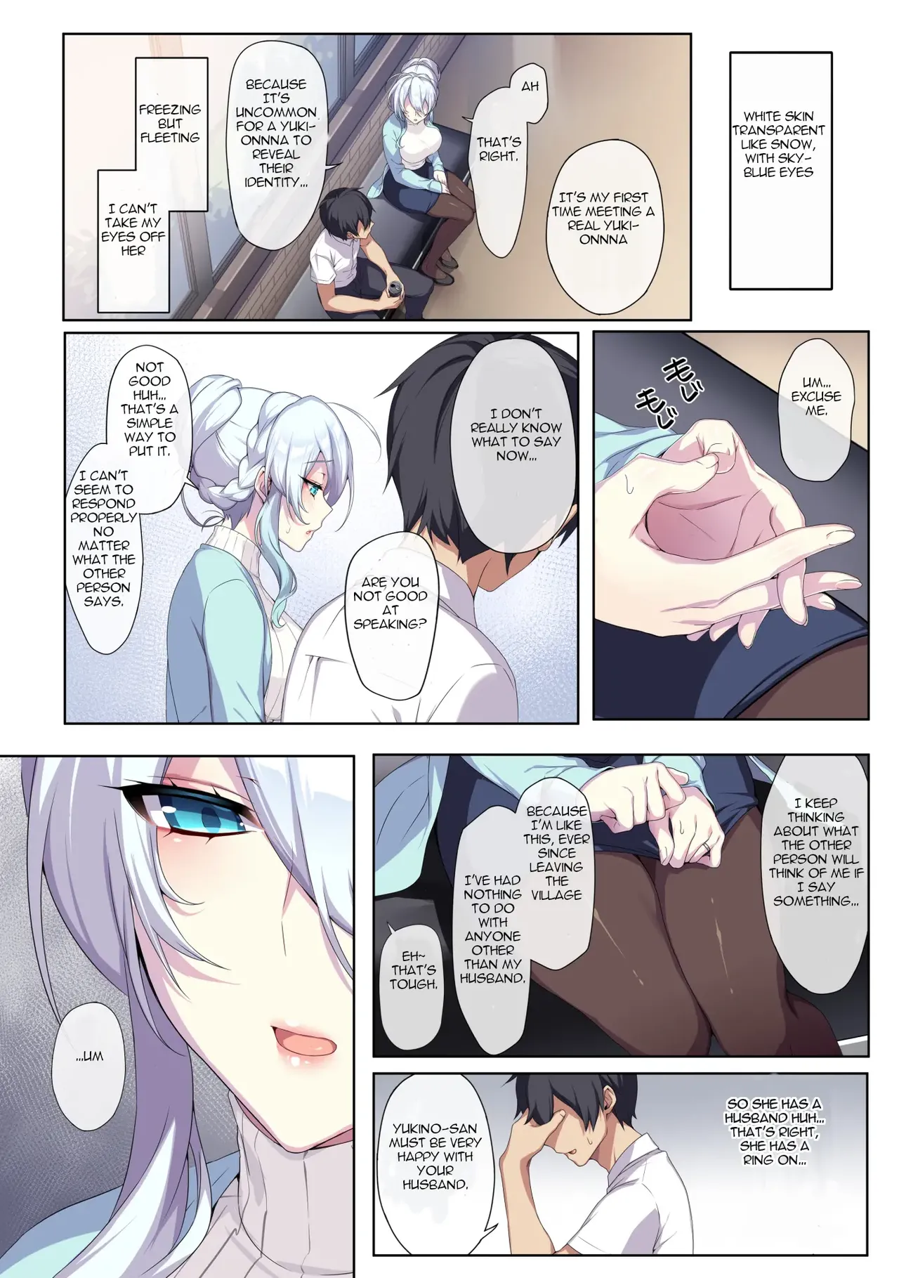 The Shy Snow Woman And The Cursed Ring 1 page 14 original parody - kissing big breasts hentai manga - read online free