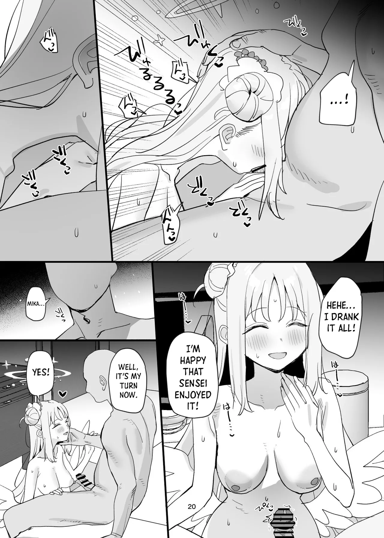 Sensei to Seito datte Ecchi shite mo Ii jan ne | It’s Okay for a Student to Have Sex with Sensei, Right? page 20 featuring mika misono blue archive parody - wings big breasts hentai manga - read online free
