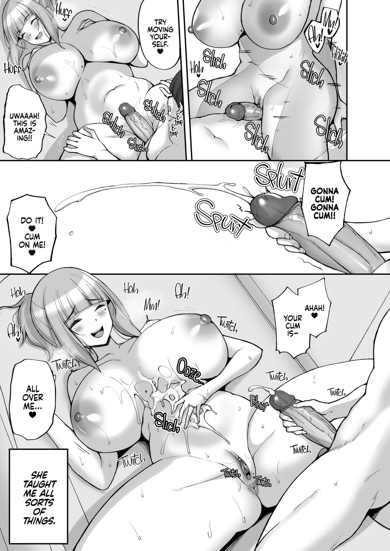 Hatsukoi no Bakunyuu Tomo Mama ga Yasashiku Sei no Tehodoki o Shitekureru Hanashi | Learning About Sex From My Friend's Mom page 24 original parody - handjob milf hentai manga - read online free