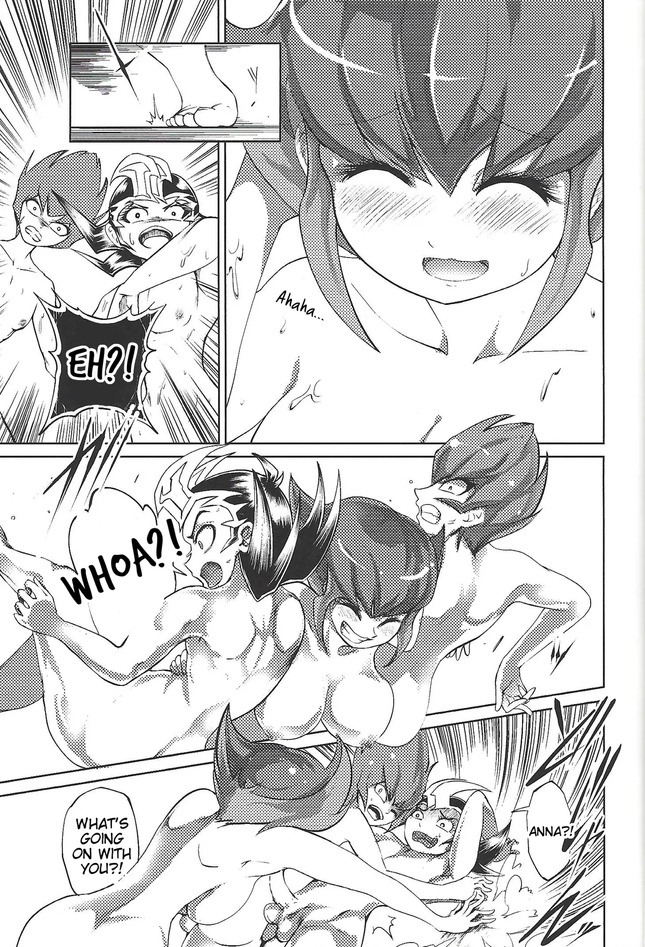 TRINITY CROSSFIRE page 26 featuring anna kouzuki yu-gi-oh zexal parody - sweating big breasts hentai manga - read online free