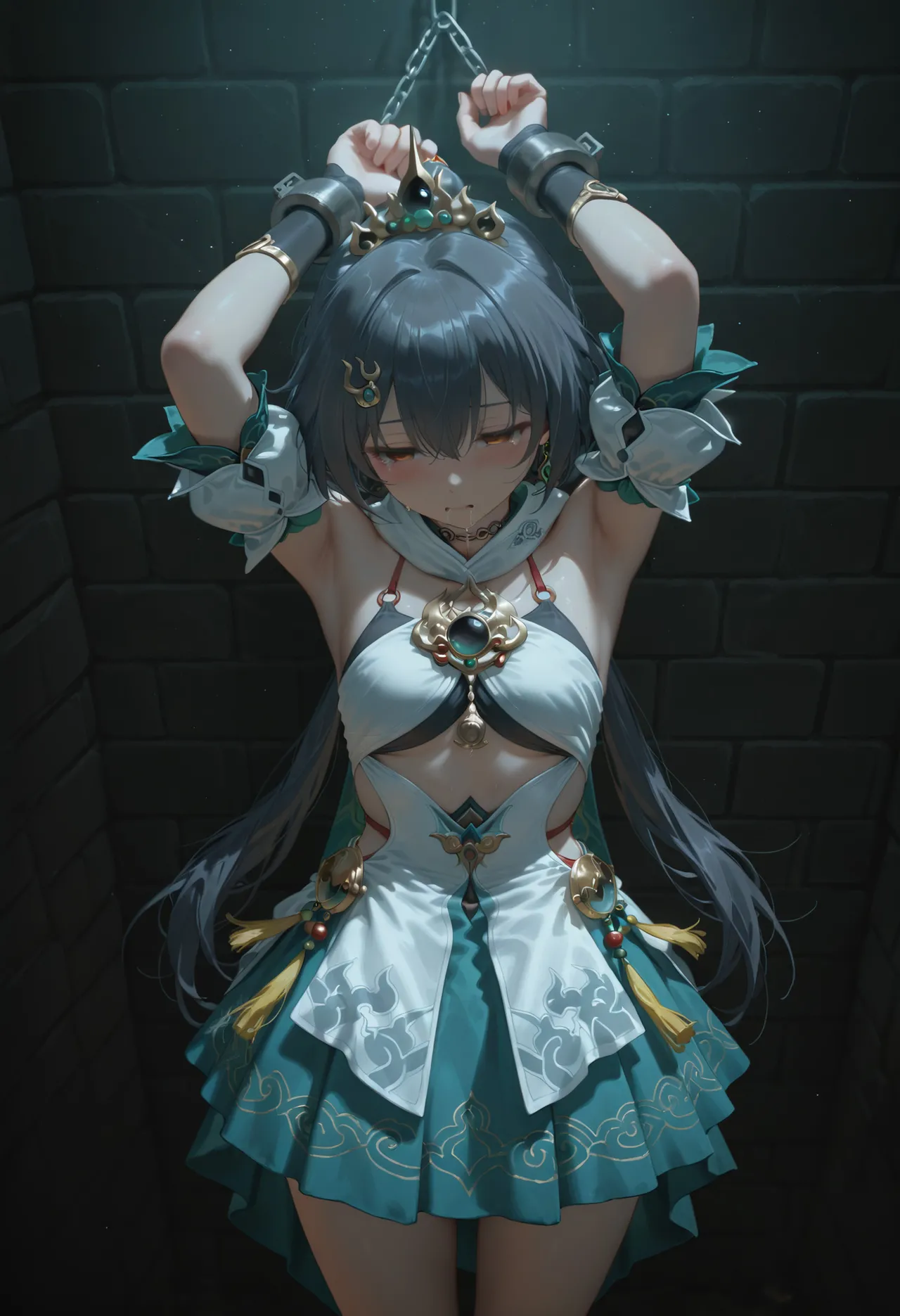 Shiina Mahiru page 23 featuring march 7th honkai star rail parody - ai generated hentai manga - read online free