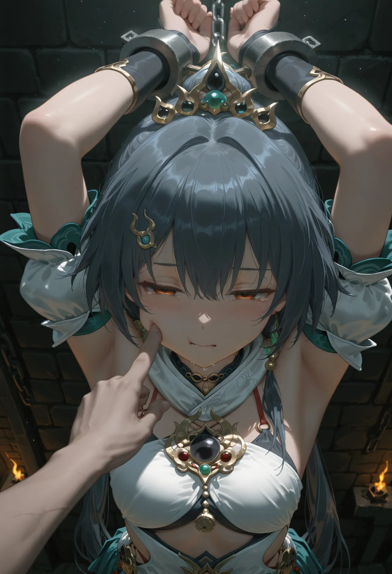 Shiina Mahiru page 24 featuring march 7th honkai star rail parody - ai generated hentai manga - read online free