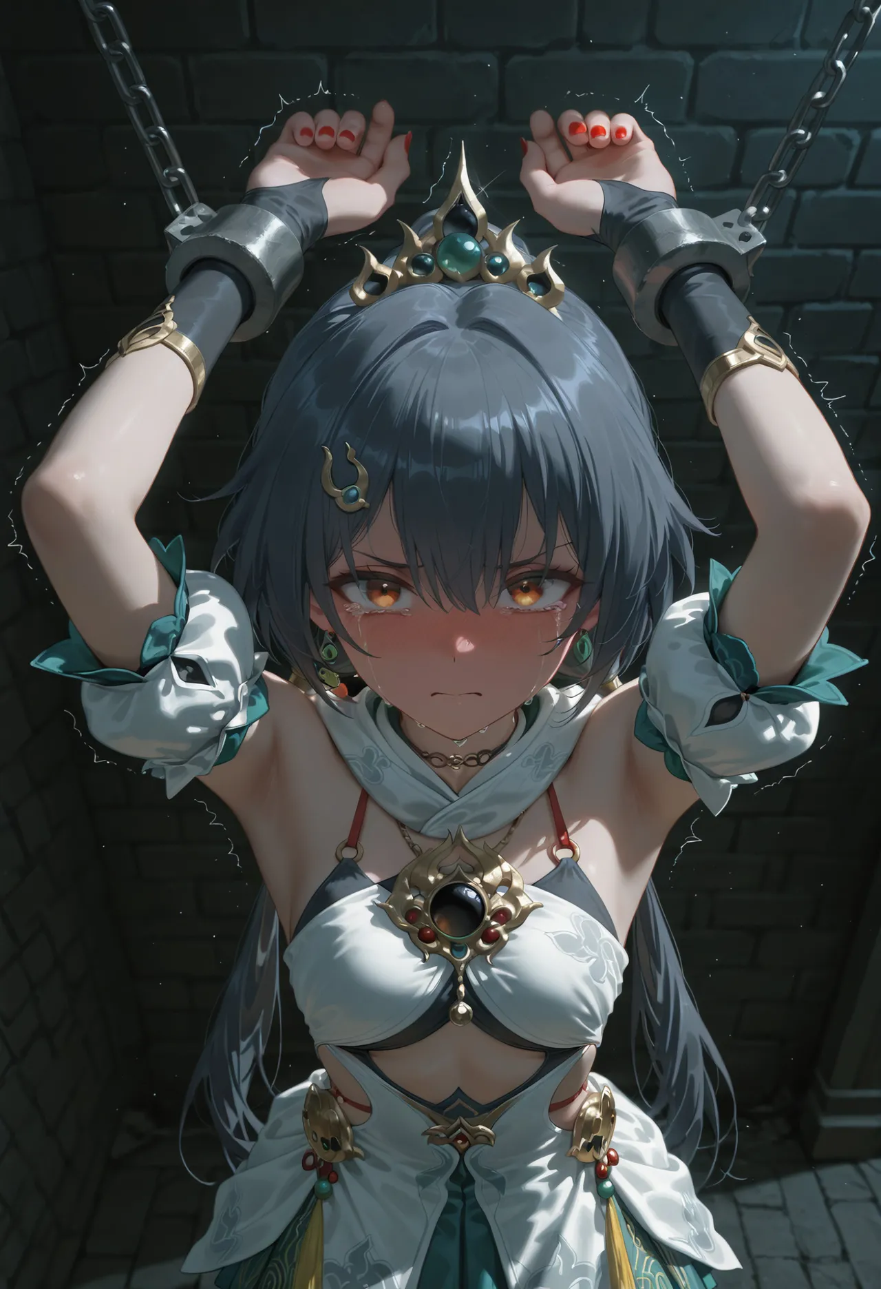 Shiina Mahiru page 50 featuring march 7th honkai star rail parody - ai generated hentai manga - read online free