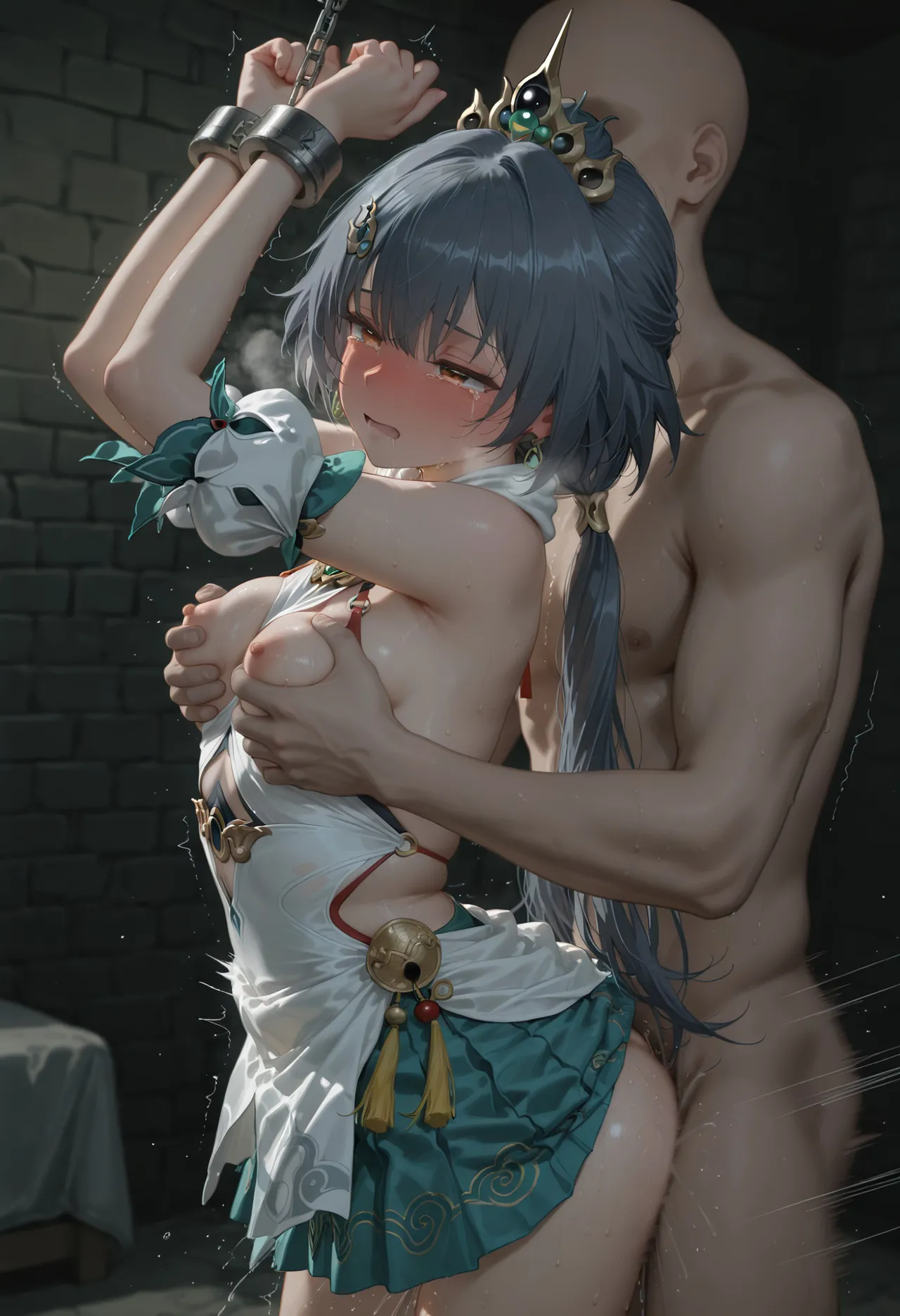 Shiina Mahiru page 93 featuring march 7th honkai star rail parody - ai generated hentai manga - read online free