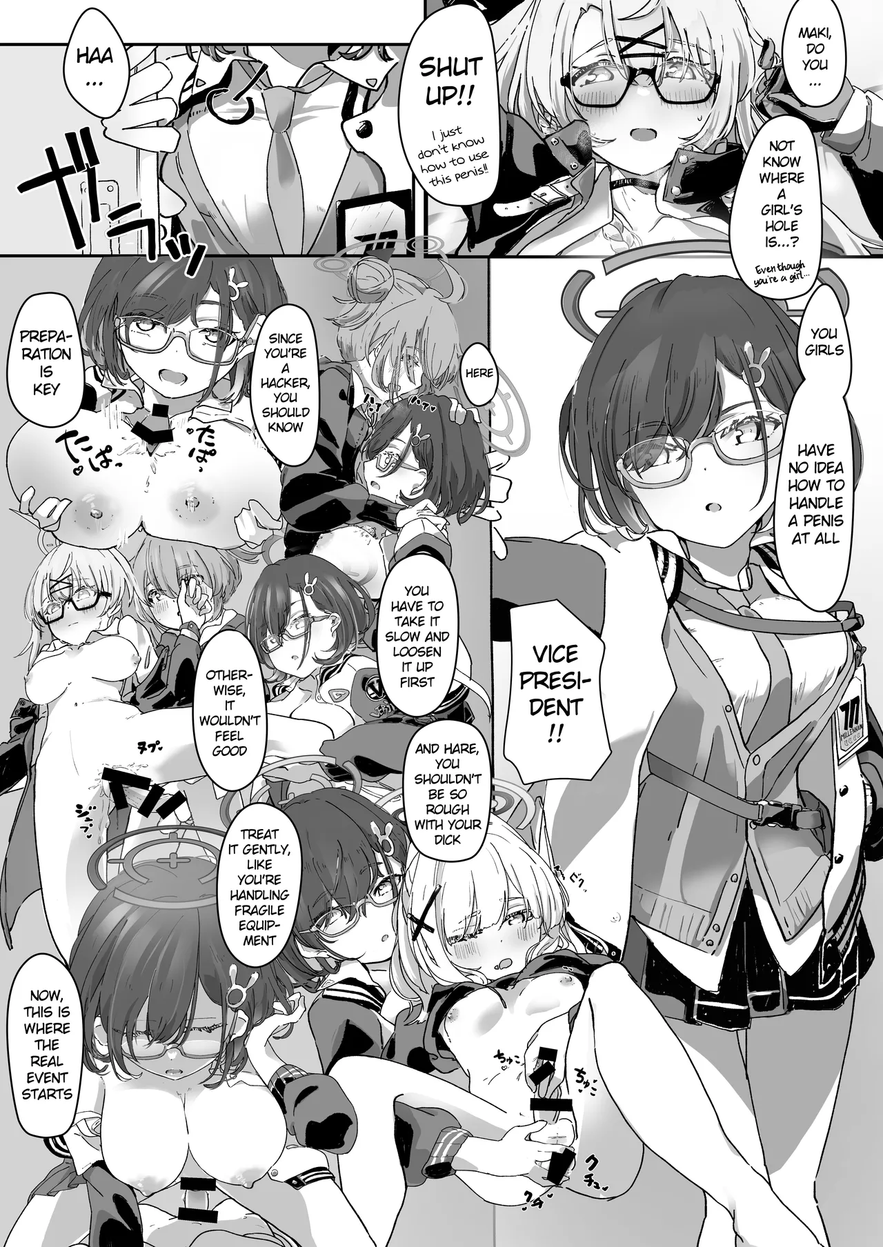 Blue Archive Futanari Anthology page 12 featuring mika misono blue archive parody - ttf threesome futanari hentai manga - read online free