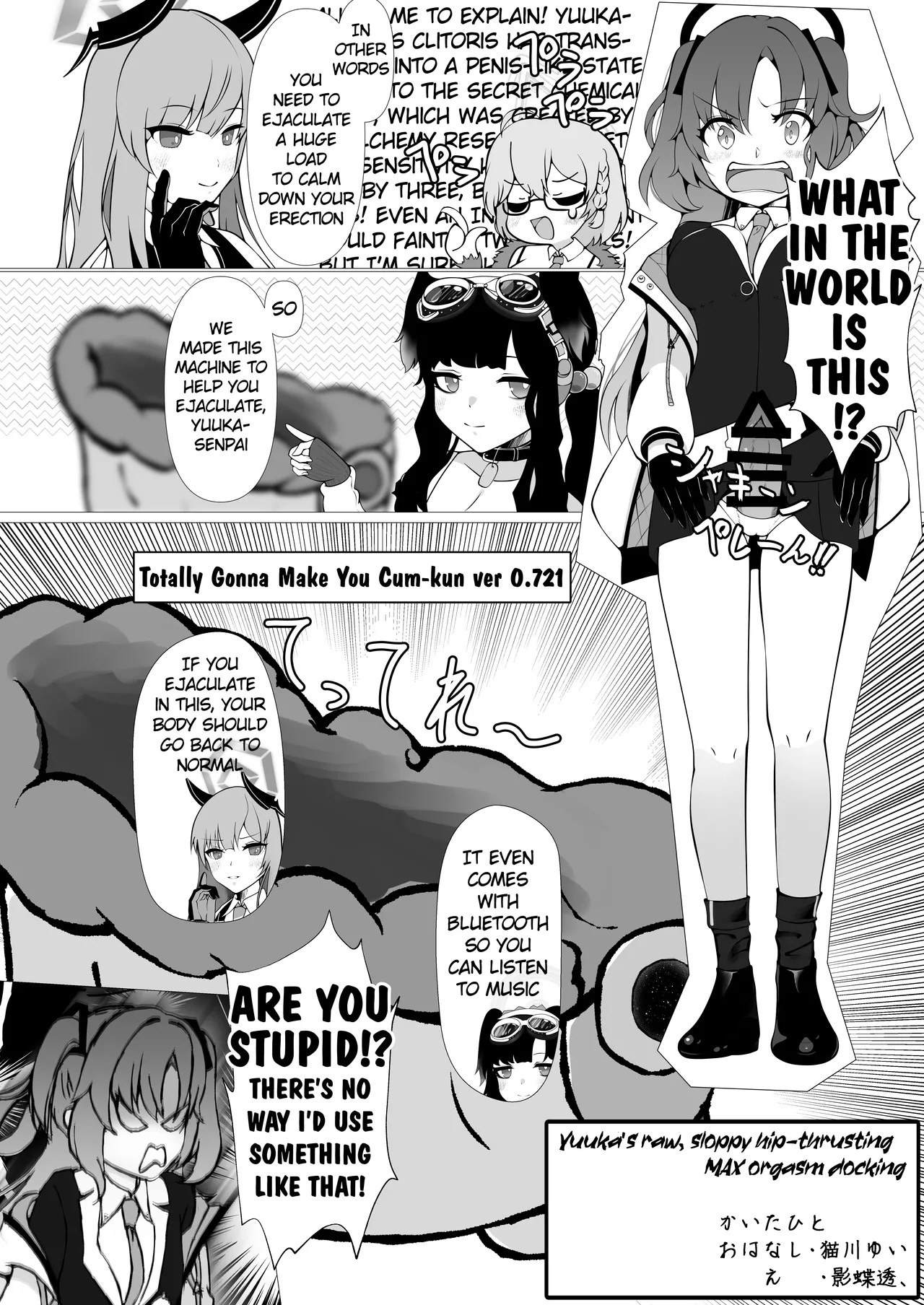 Blue Archive Futanari Anthology page 41 featuring mika misono blue archive parody - ttf threesome futanari hentai manga - read online free