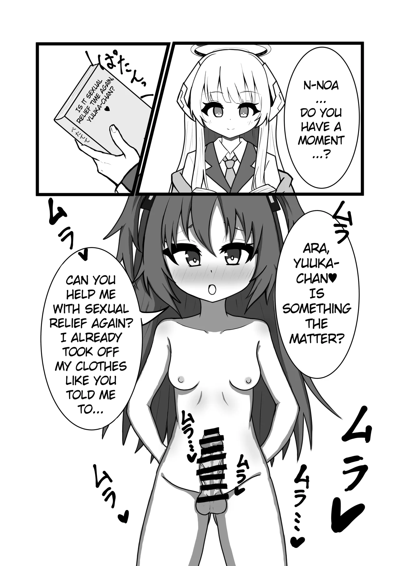 Blue Archive Futanari Anthology page 47 featuring mika misono blue archive parody - ttf threesome futanari hentai manga - read online free