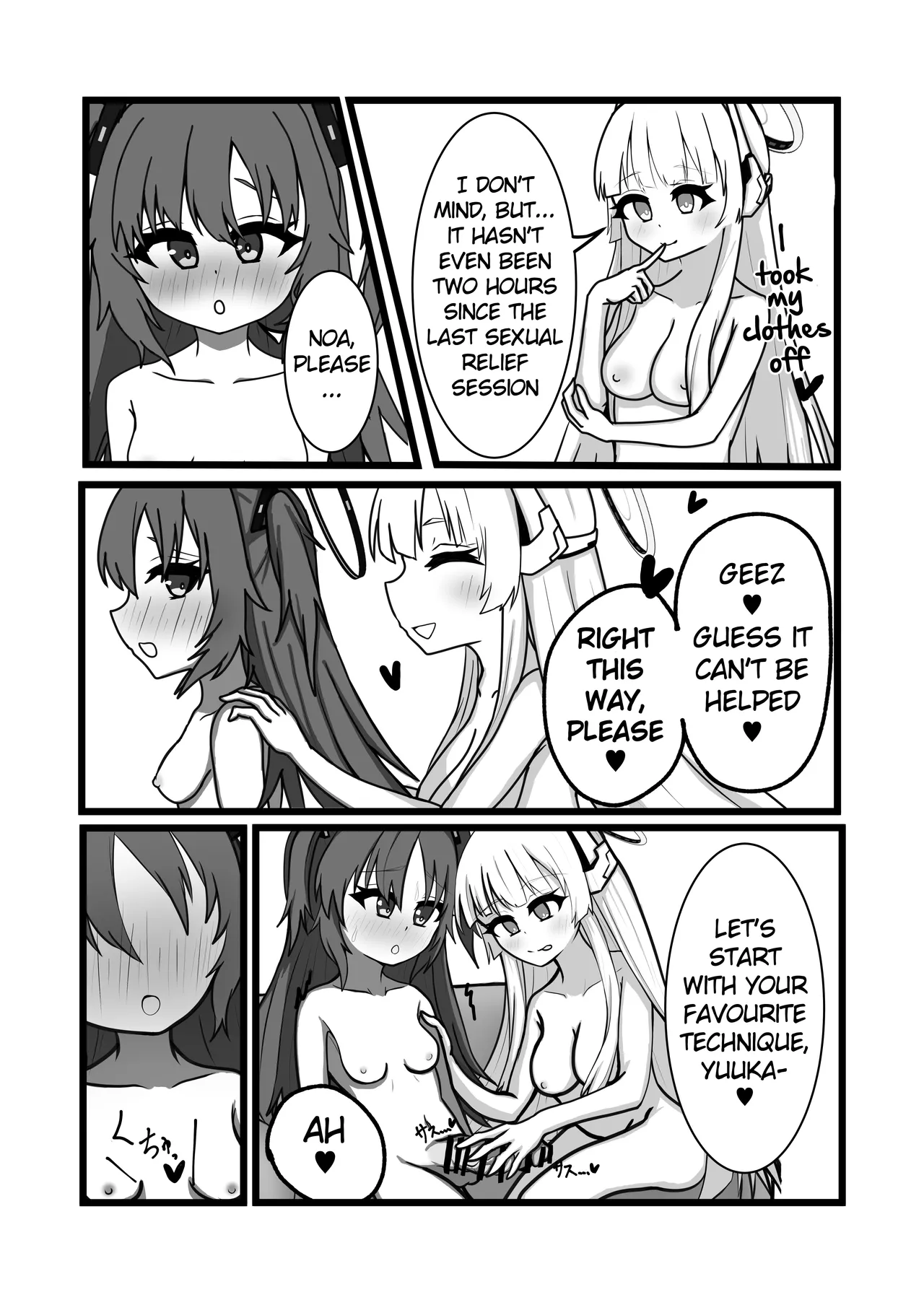 Blue Archive Futanari Anthology page 48 featuring mika misono blue archive parody - ttf threesome futanari hentai manga - read online free