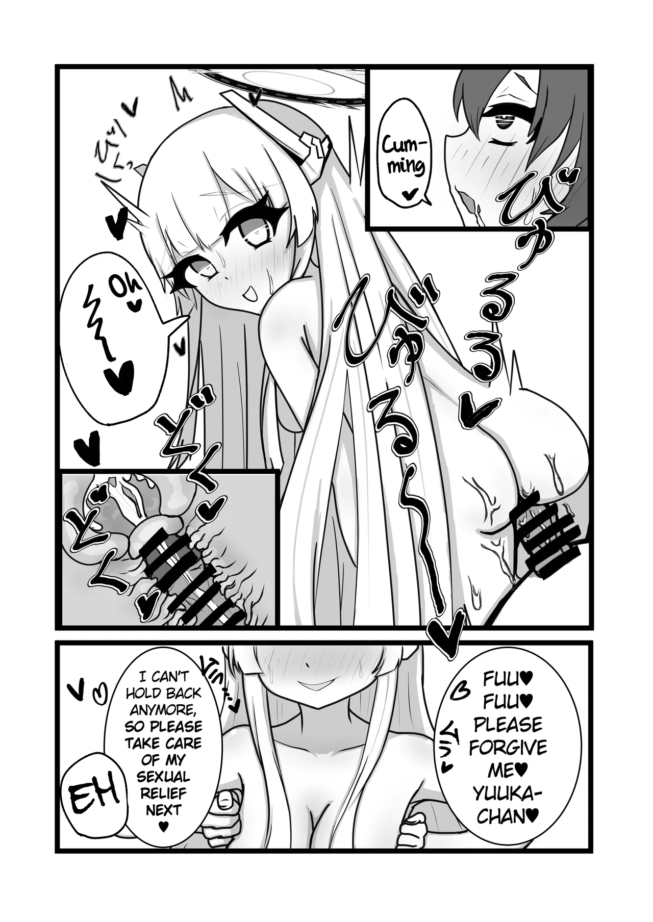 Blue Archive Futanari Anthology page 52 featuring mika misono blue archive parody - ttf threesome futanari hentai manga - read online free