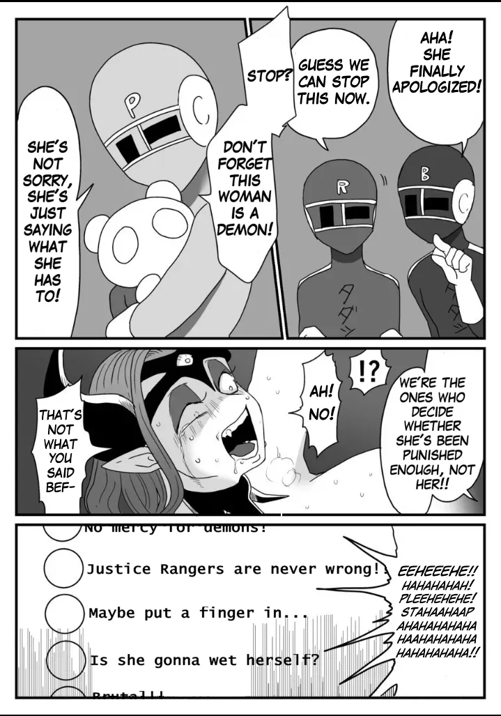 A captured female executive! The tickles of justice rain down on her! page 22 original parody - big breasts humiliation hentai manga - read online free