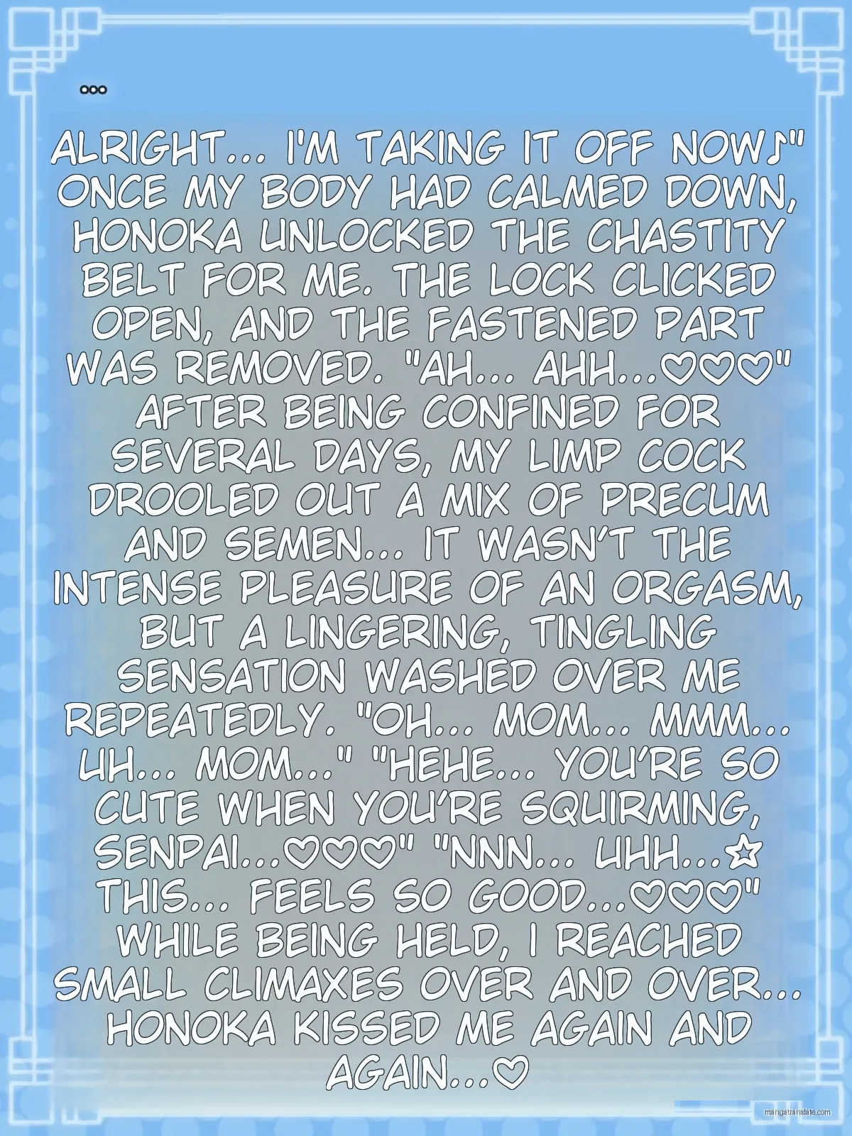 Senpai!! Karada ga Otoko ni Natta Mama desu kedo Sore wa Sore to Shite Ero Douga o Torimasu yo!? page 120 original parody - chastity belt anal hentai manga - read online free