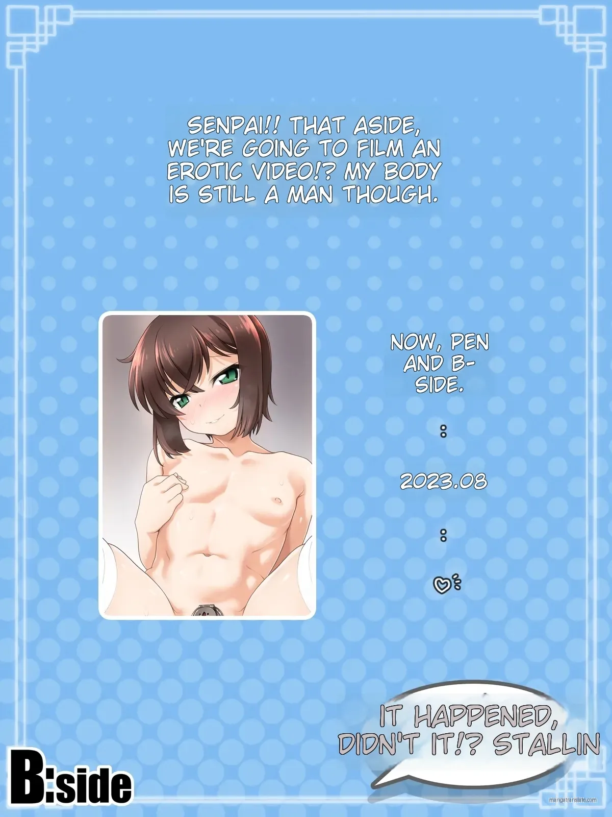 Senpai!! Karada ga Otoko ni Natta Mama desu kedo Sore wa Sore to Shite Ero Douga o Torimasu yo!? page 166 original parody - chastity belt anal hentai manga - read online free