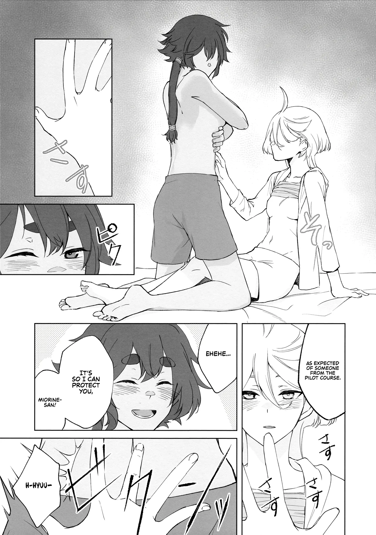 Kiss Kiss Kiss page 37 featuring miorine rembran mobile suit gundam the witch from mercury parody - cunnilingus females only hentai manga - read online free